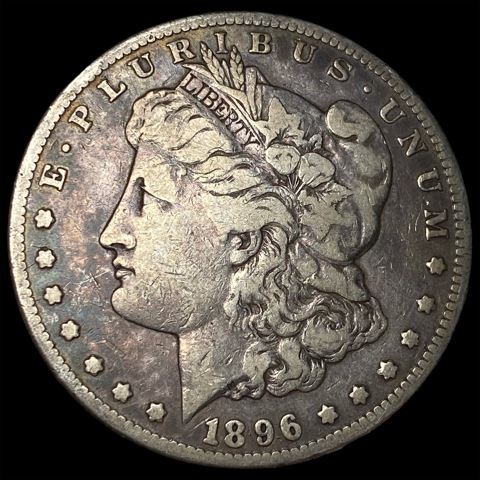 1896-S Silver Morgan Dollar LIGHTLY CIRCULATED: 1896-S Silver Morgan Dollar LIGHTLY CIRCULATED