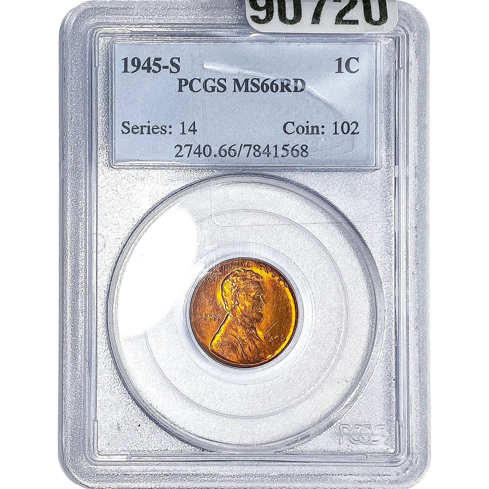 1945-S Wheat Cent PCGS MS66 RD (1 of 2)