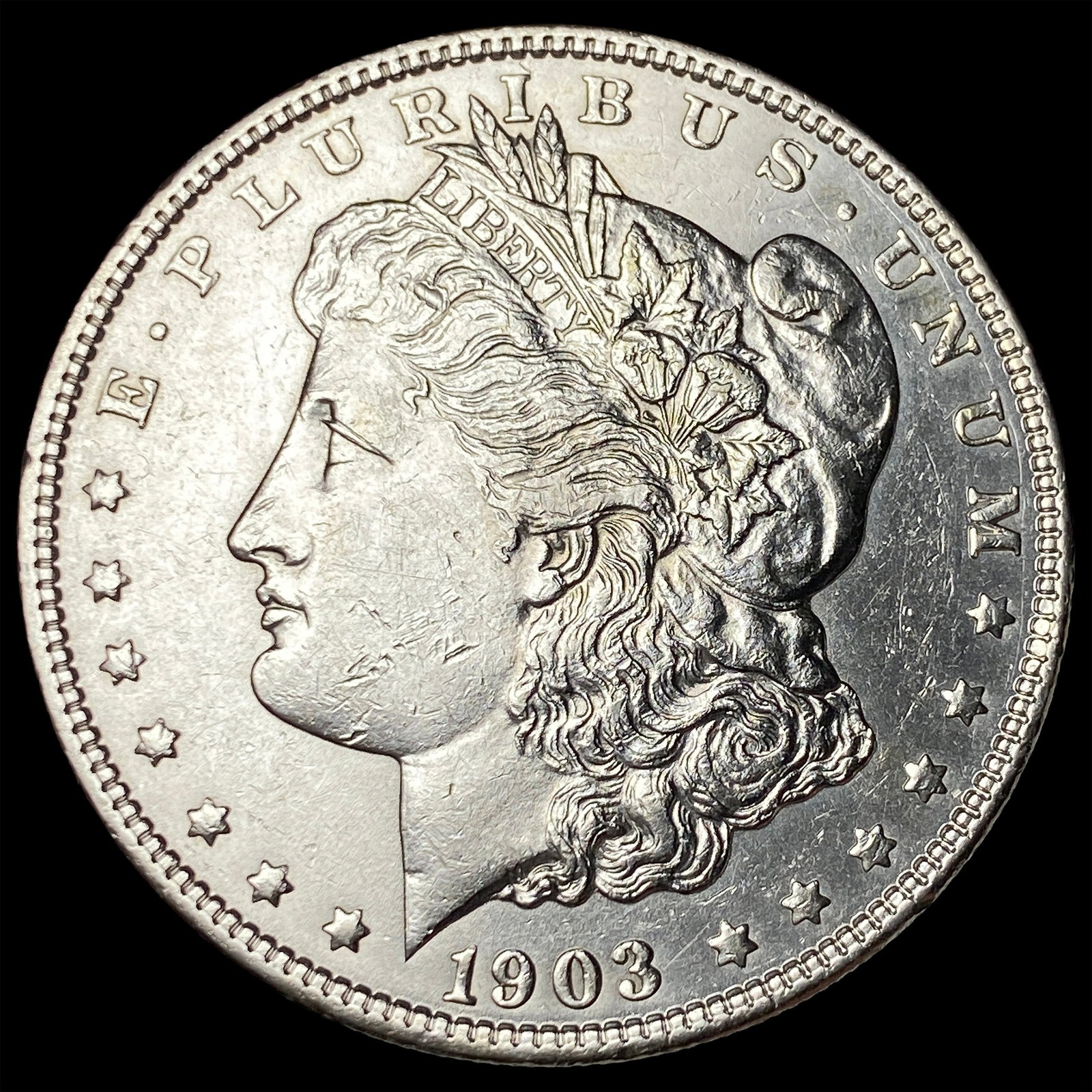 1903 Morgan Silver Dollar CLOSELY UNCIRCULATED: 1903 Morgan Silver Dollar CLOSELY UNCIRCULATED