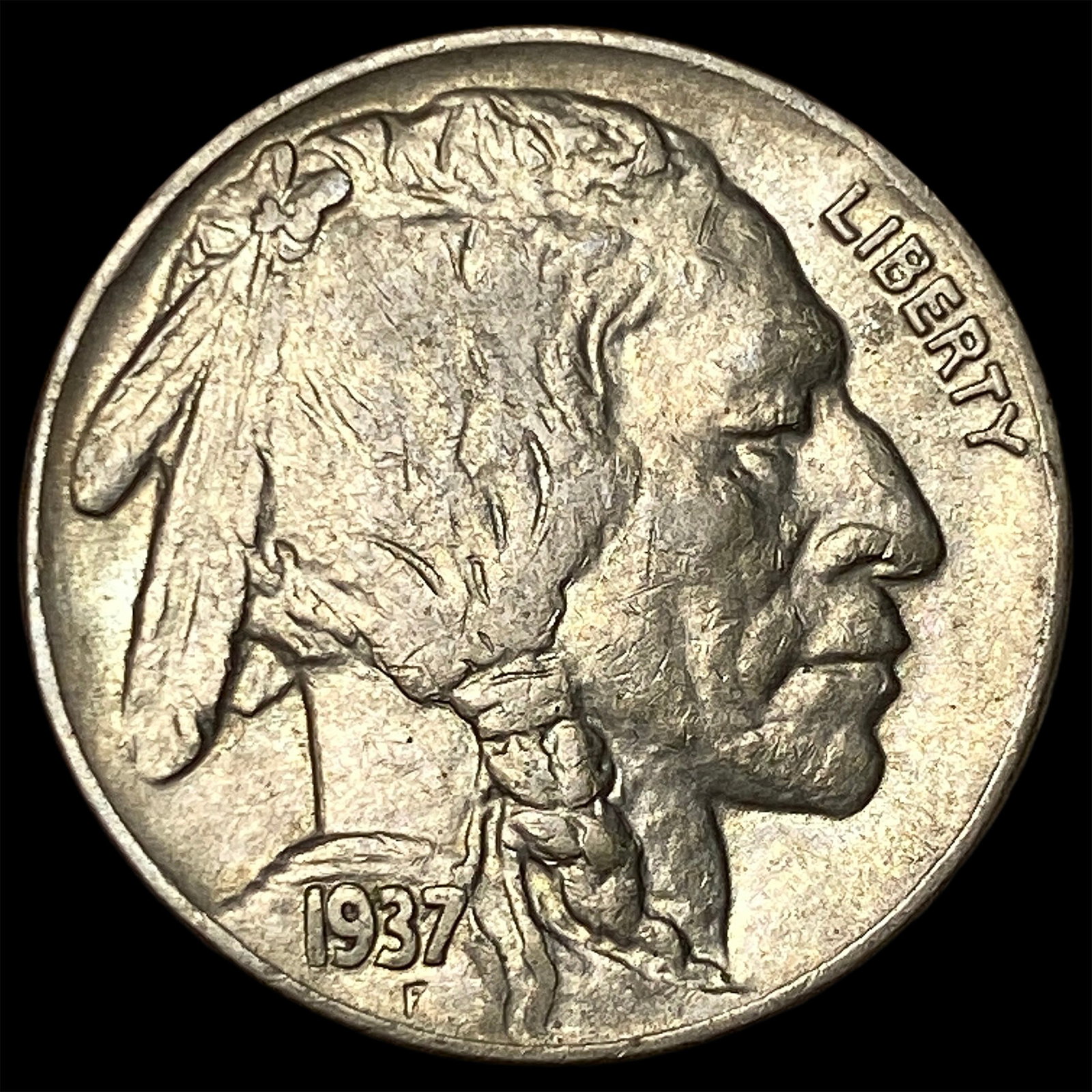 1937-D Buffalo Nickel CHOICE AU: 1937-D Buffalo Nickel CHOICE AU