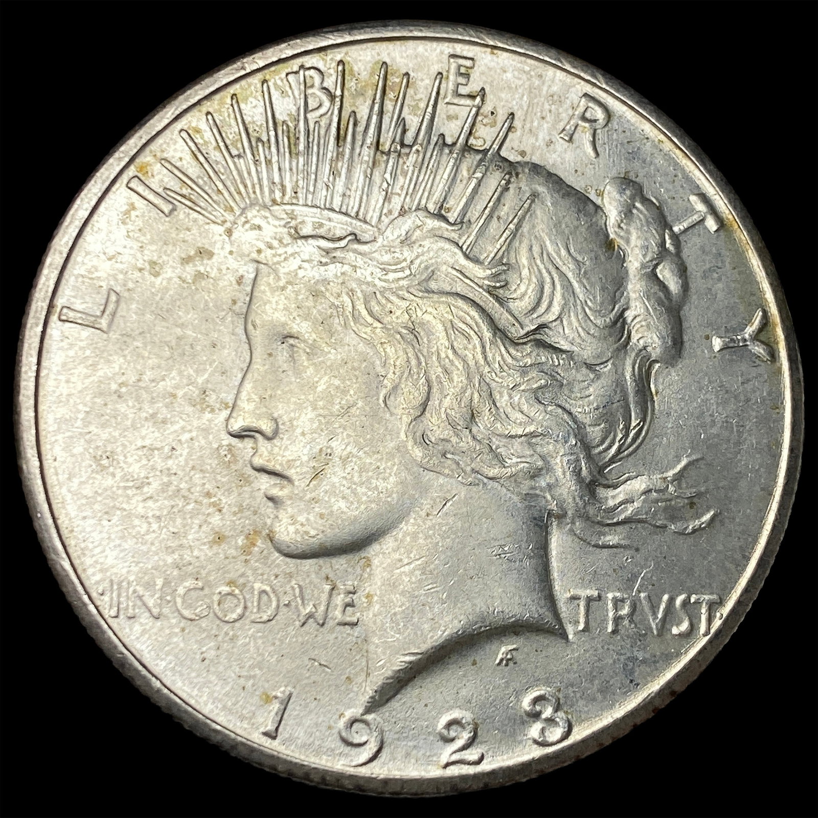 1923 Silver Peace Dollar NEARLY UNCIRCULATED: 1923 Silver Peace Dollar NEARLY UNCIRCULATED