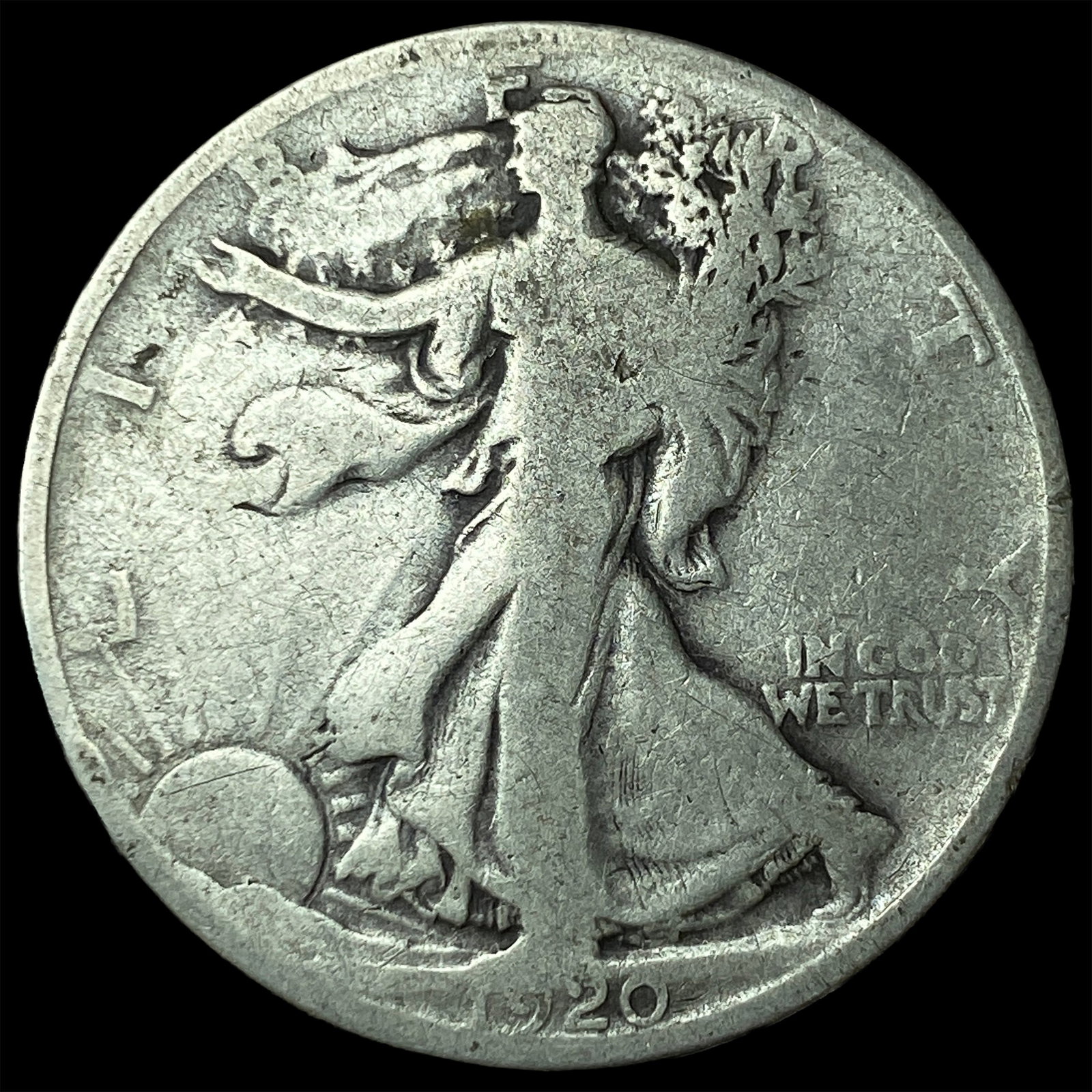 1920 Walking Liberty Half Dollar NICELY CIRCULATED (1 of 2)