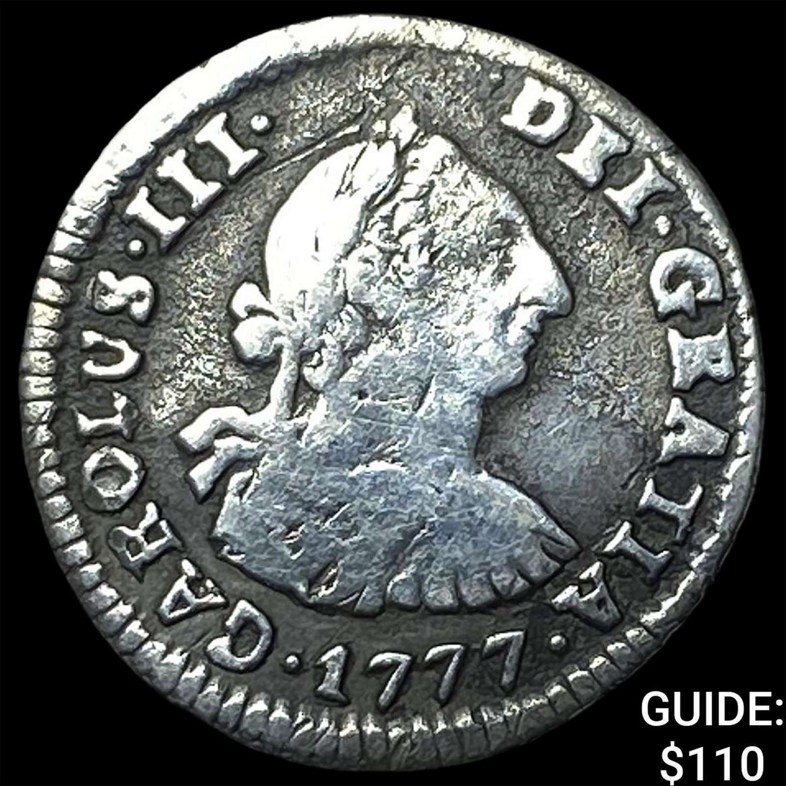 1777 Potosi Silver 1/2 Real: 1777 Potosi Silver 1/2 Real