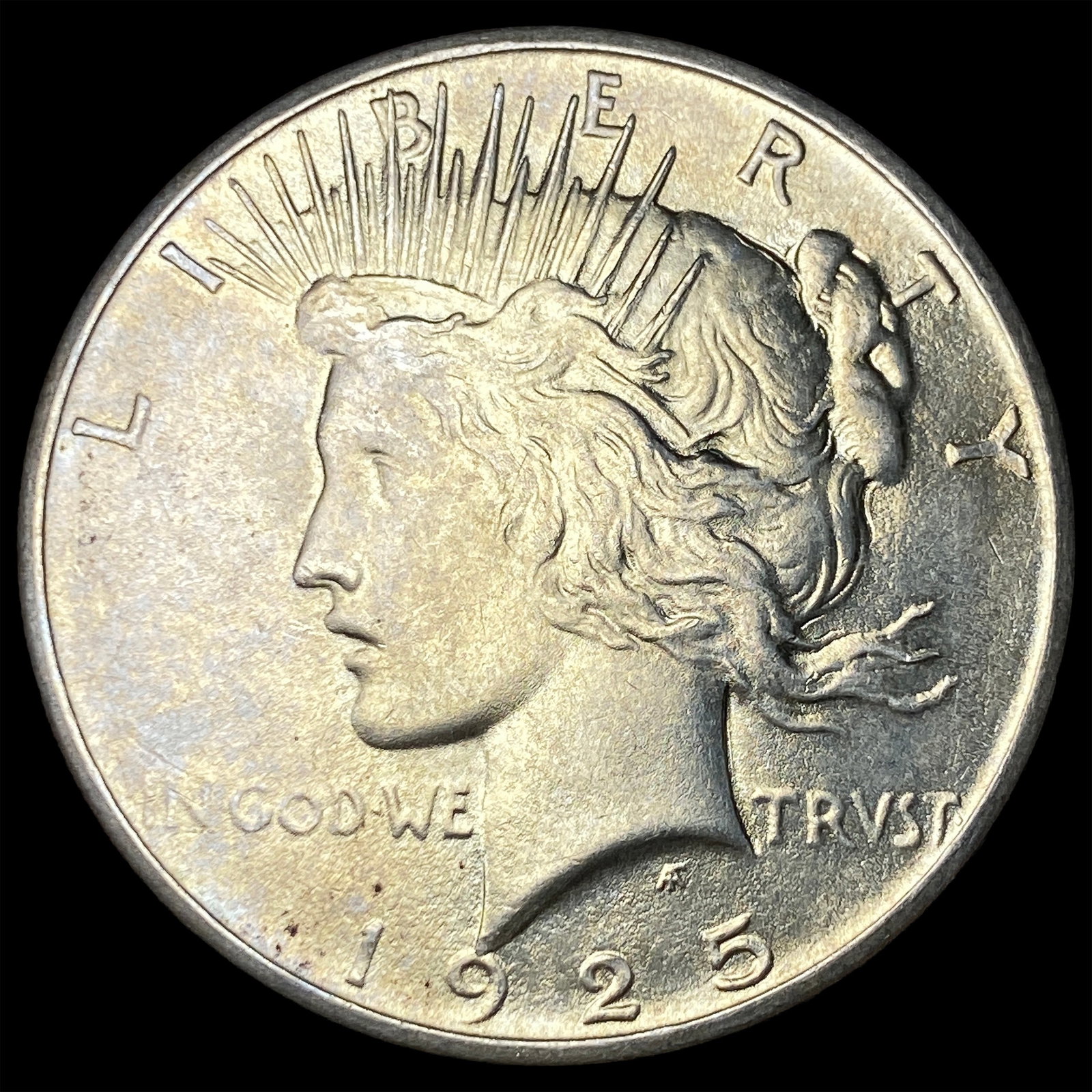 1925 Peace Silver Dollar CHOICE AU: 1925 Peace Silver Dollar CHOICE AU