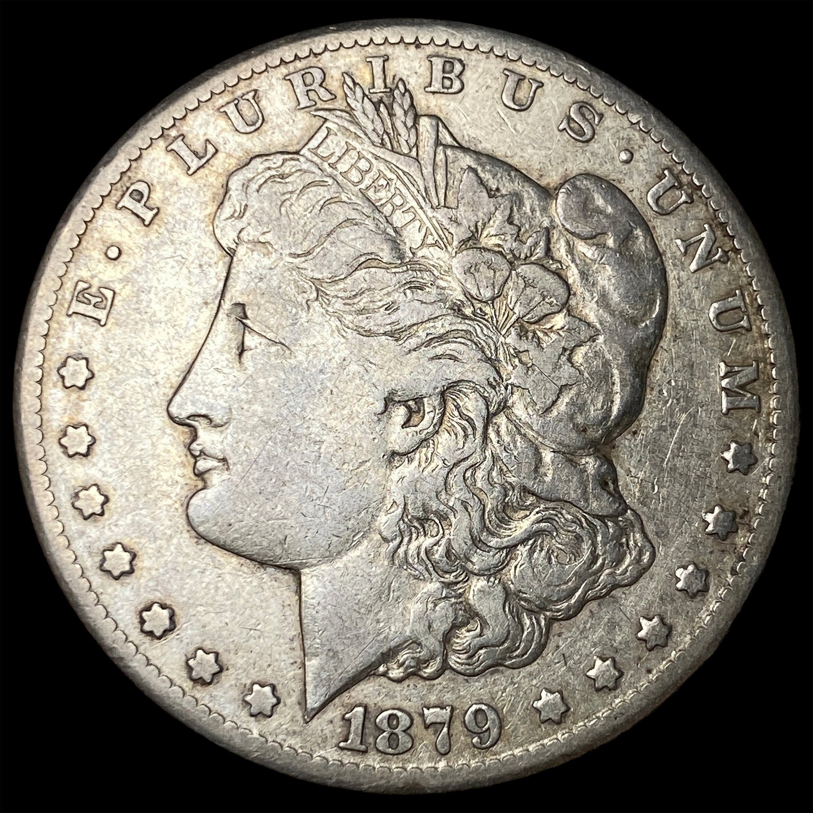 1879-CC Silver Morgan Dollar LIGHTLY CIRCULATED: 1879-CC Silver Morgan Dollar LIGHTLY CIRCULATED