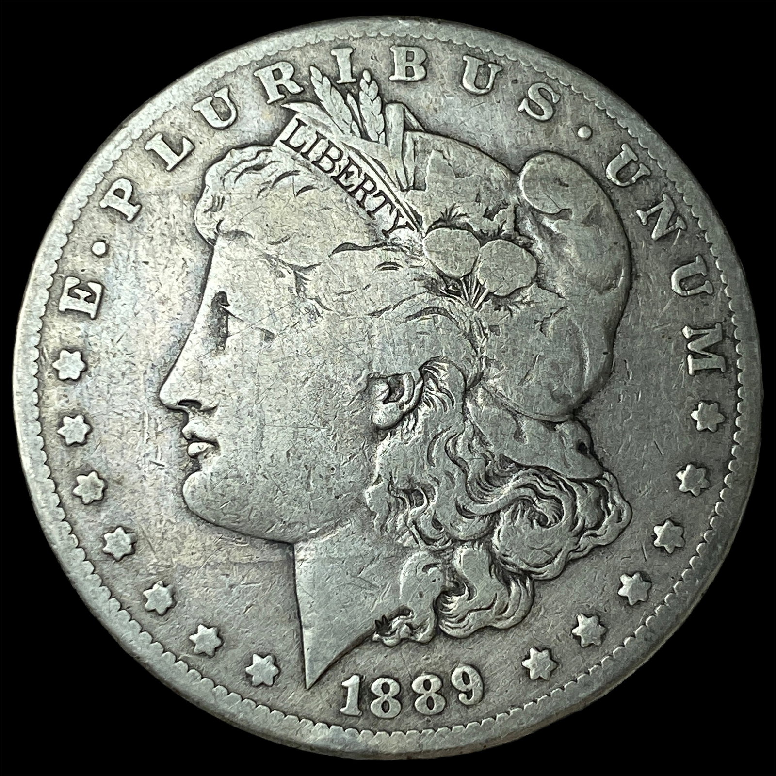 1889-CC Silver Morgan Dollar NICELY CIRCULATED: 1889-CC Silver Morgan Dollar NICELY CIRCULATED