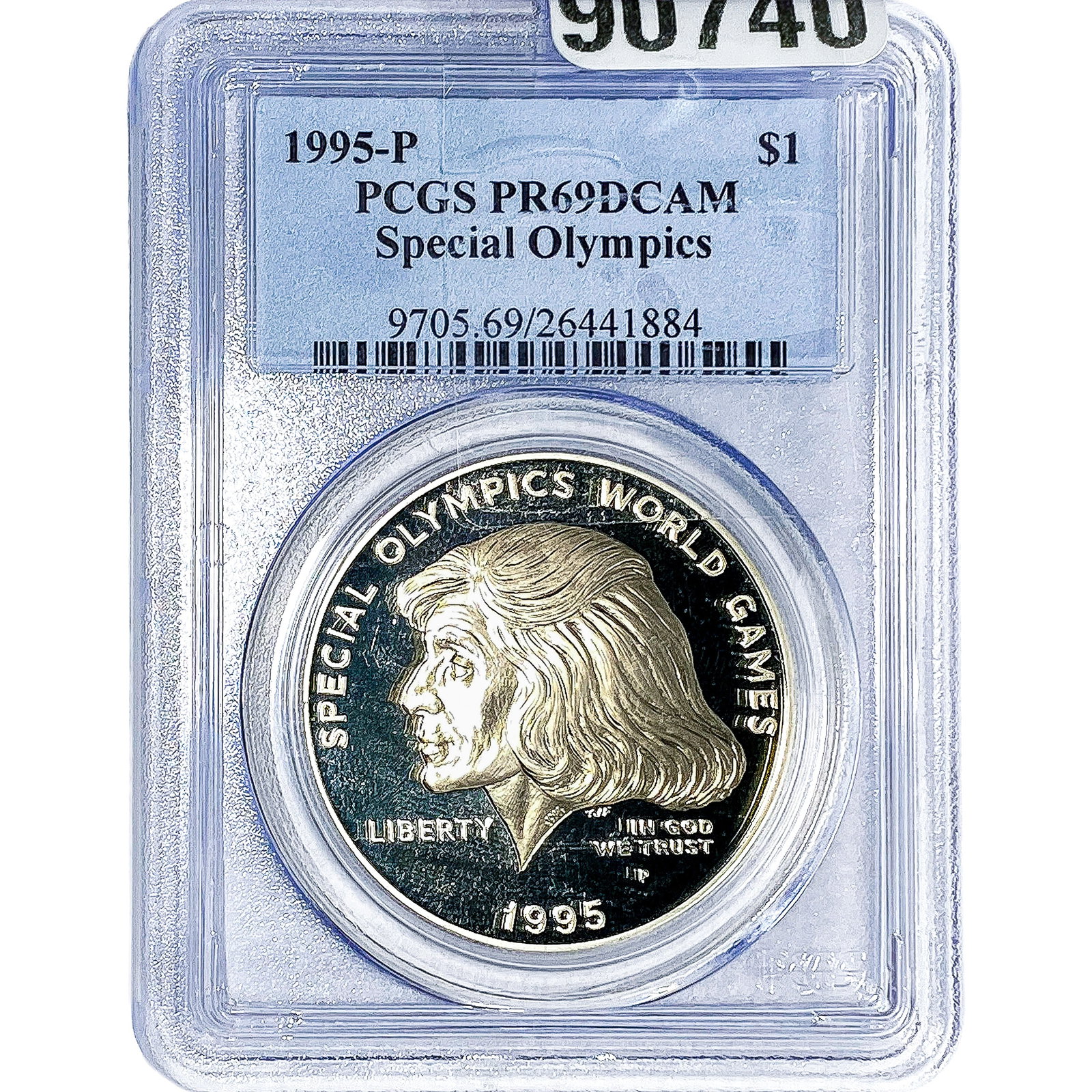 1995 $1 Special Olympics PCGS PR69 DCAM: 1995 $1 Special Olympics PCGS PR69 DCAM