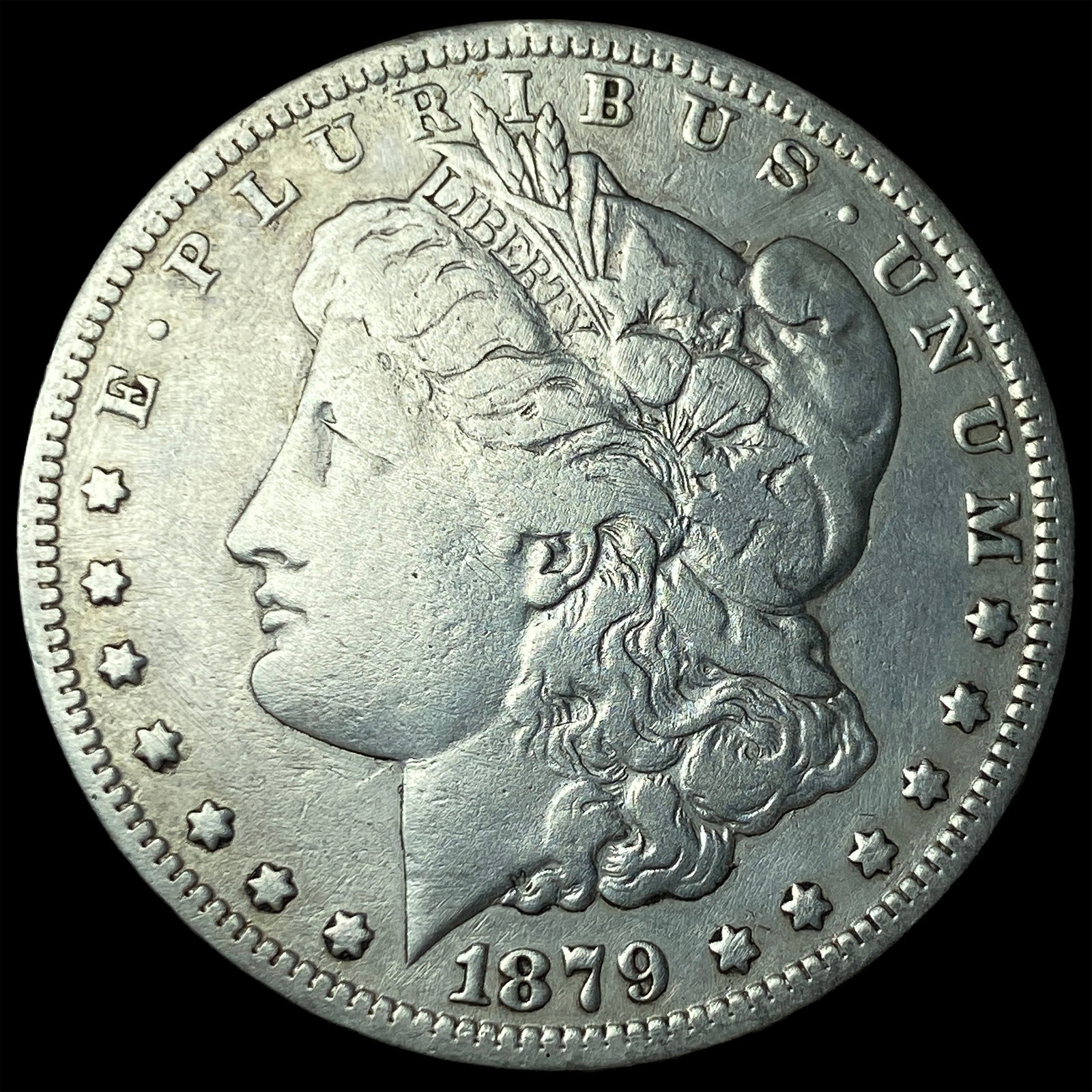 1879-CC Silver Morgan Dollar LIGHTLY CIRCULATED: 1879-CC Silver Morgan Dollar LIGHTLY CIRCULATED