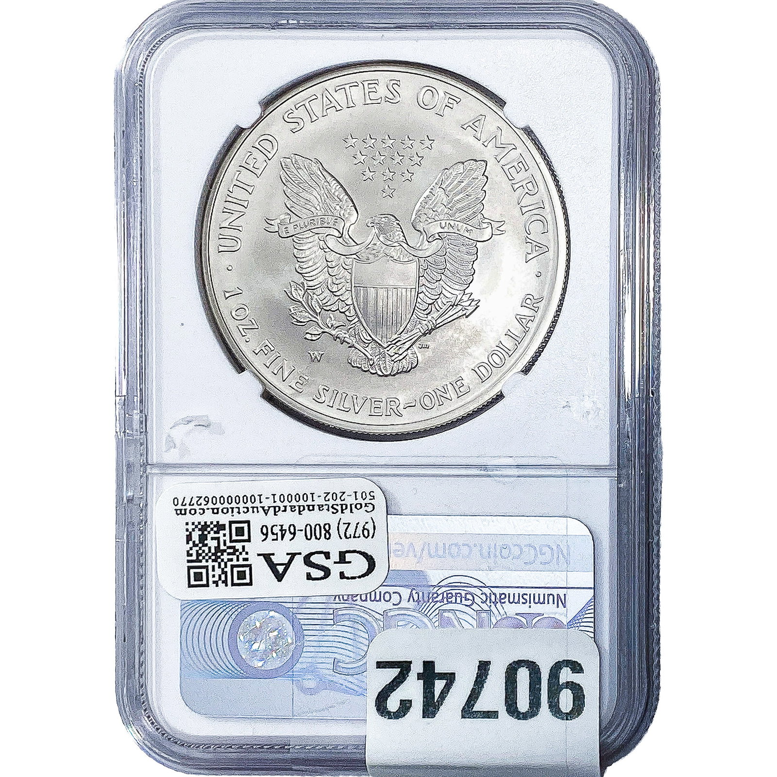 2008-W Silver Eagle NGC MS69 - 2