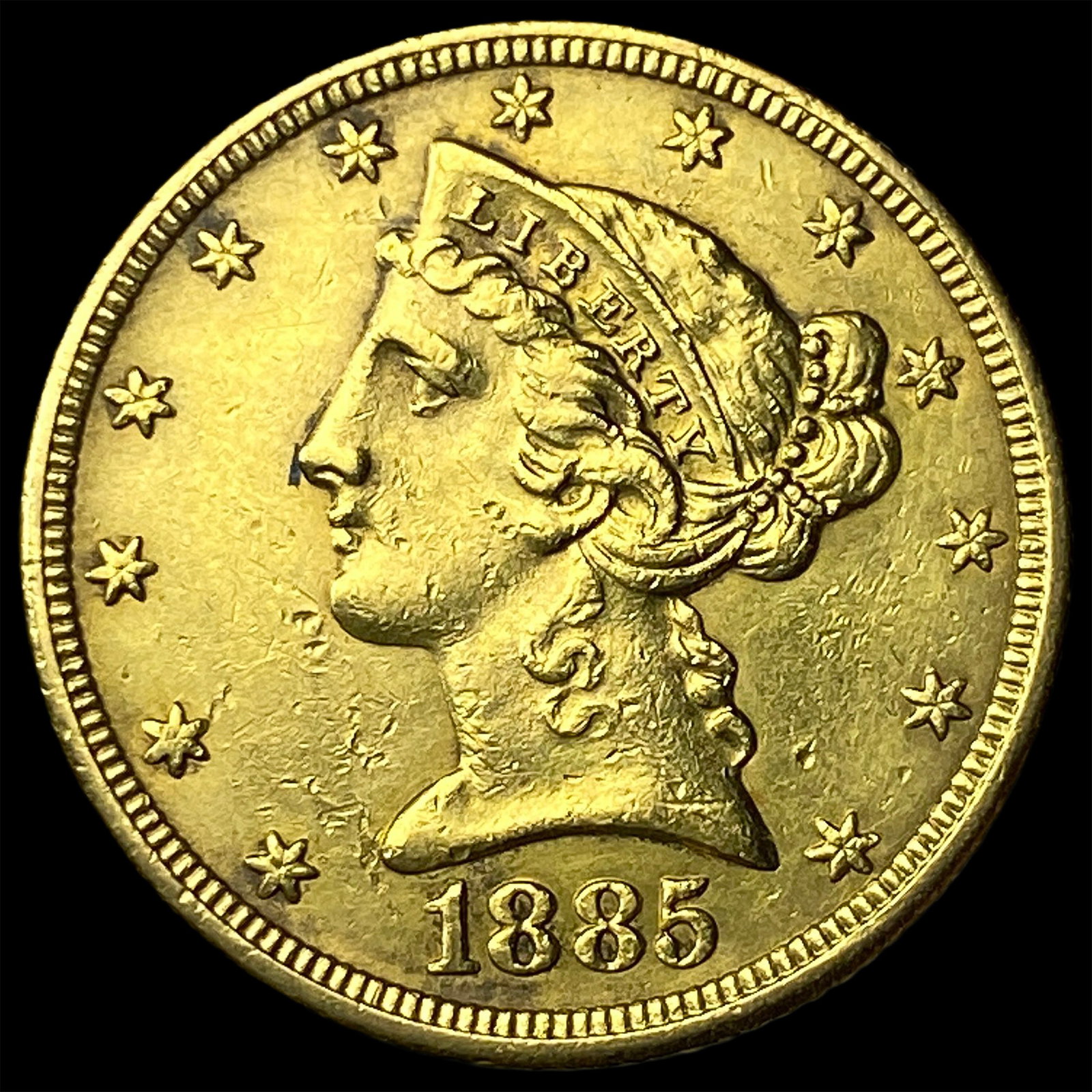 1885 Liberty Head Half Eagle $5 Gold UNCIRCULATED: 1885 Liberty Head Half Eagle $5 Gold UNCIRCULATED