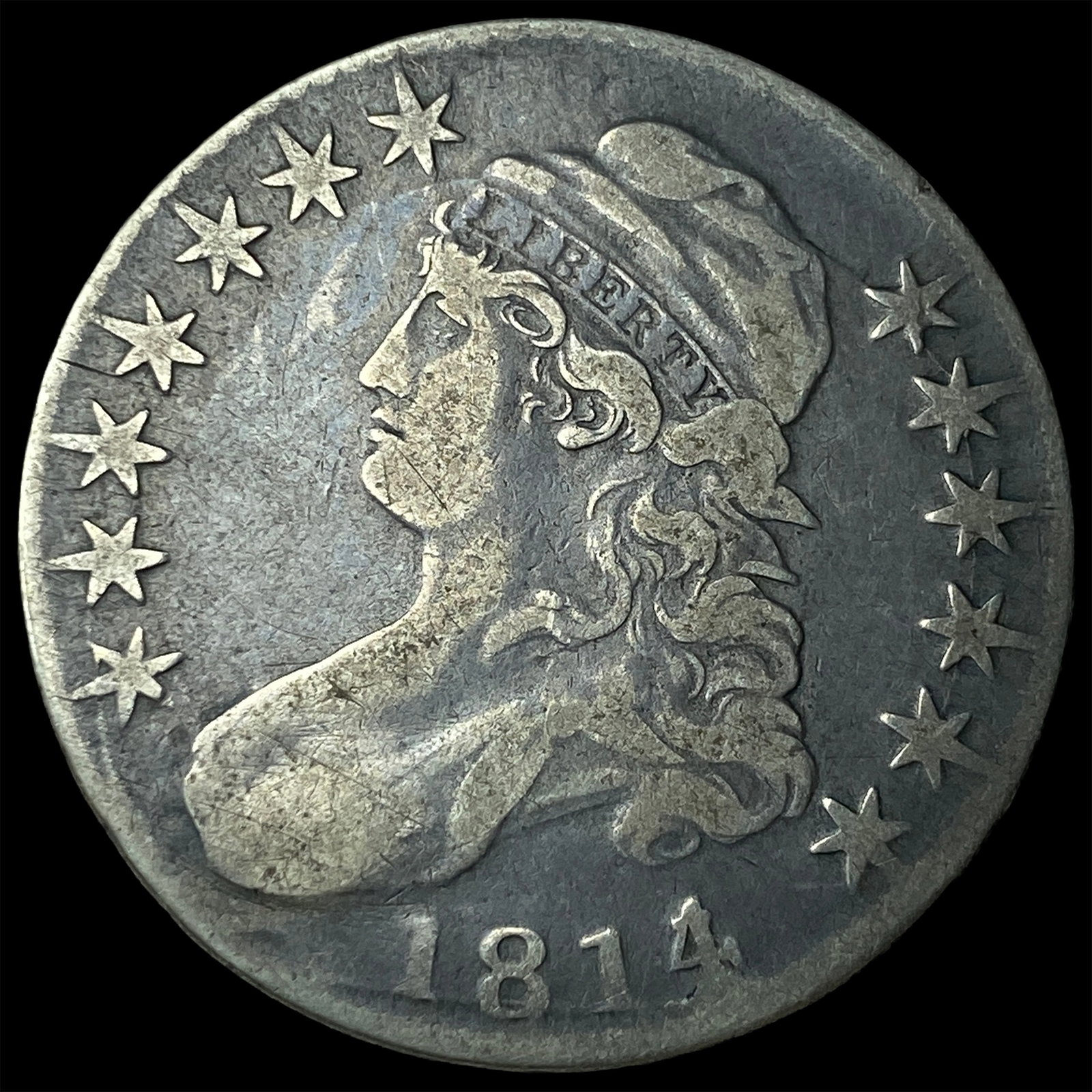 1814 Capped Bust Half Dollar LIGHTLY CIRCULATED (1 of 2)