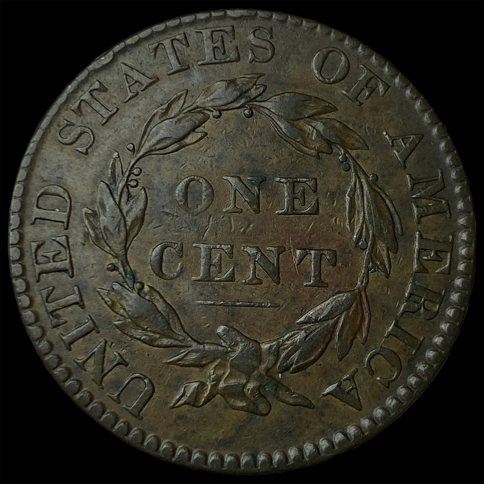 1822 Coronet Head Large Cent NEARLY UNCIRCULATED - 2