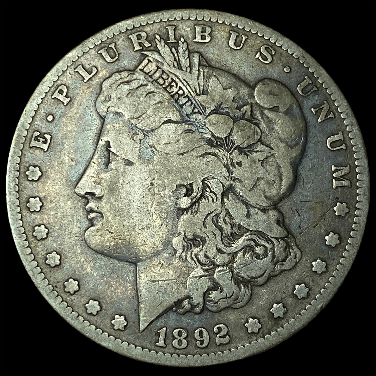 1892-S Silver Morgan Dollar NICELY CIRCULATED: 1892-S Silver Morgan Dollar NICELY CIRCULATED