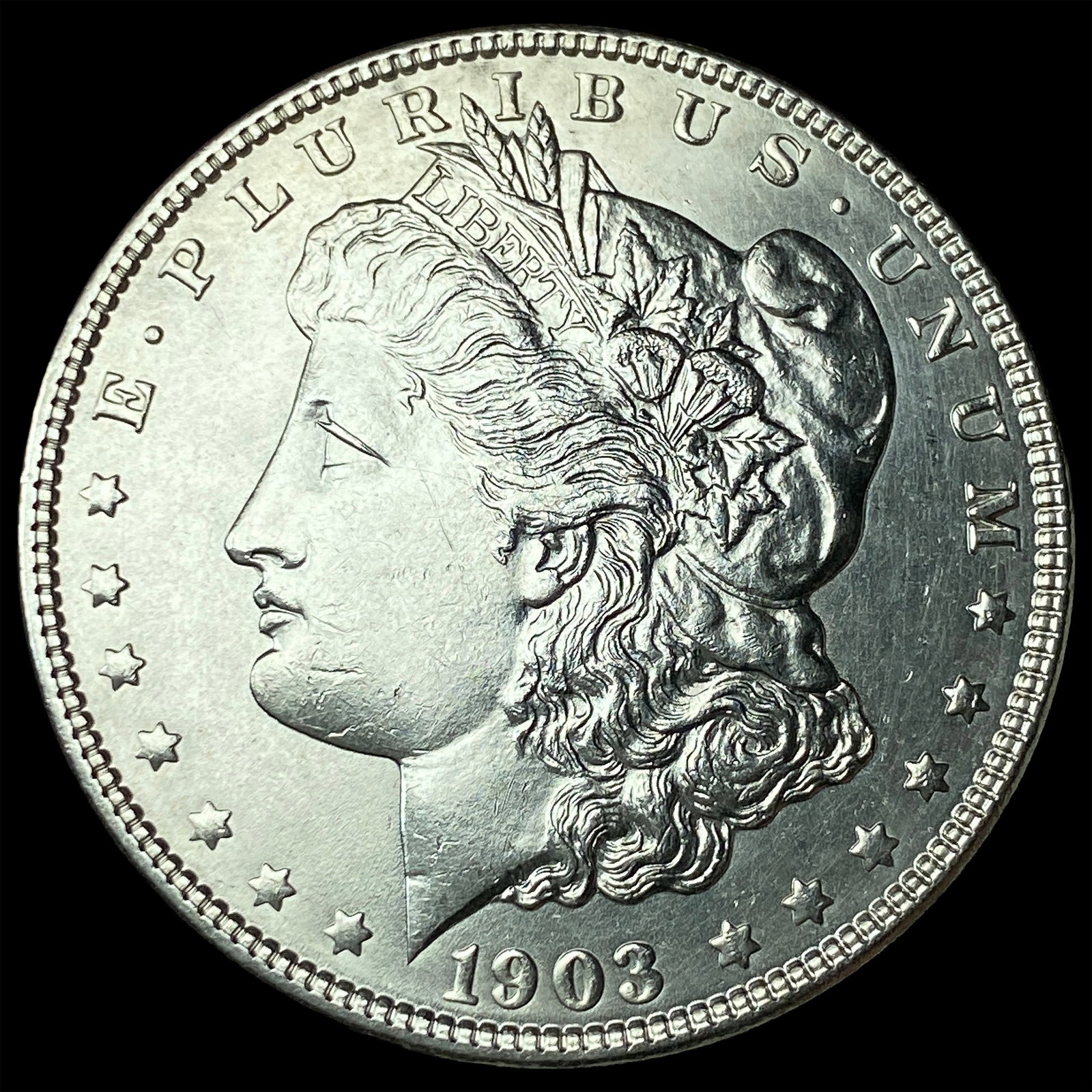 1903 Morgan Silver Dollar CLOSELY UNCIRCULATED: 1903 Morgan Silver Dollar CLOSELY UNCIRCULATED
