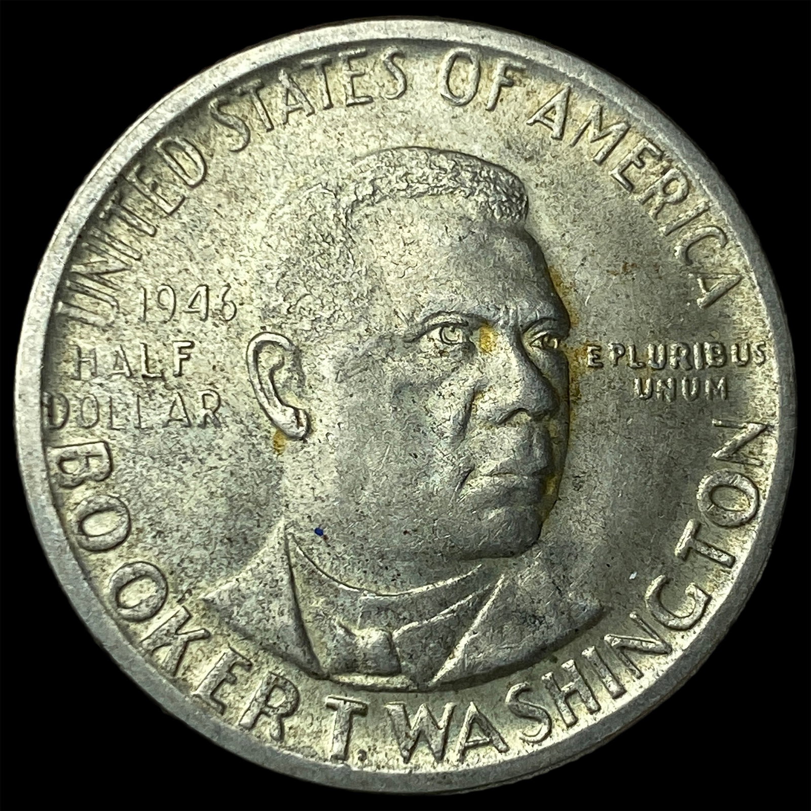 1946 Silver Half Dollar Booker T. Washington CHOICE BU: 1946 Silver Half Dollar Booker T. Washington CHOICE BU