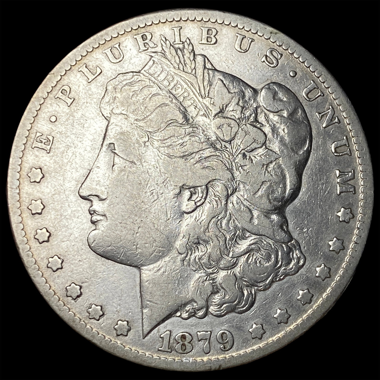 1879-CC Silver Morgan Dollar LIGHTLY CIRCULATED: 1879-CC Silver Morgan Dollar LIGHTLY CIRCULATED