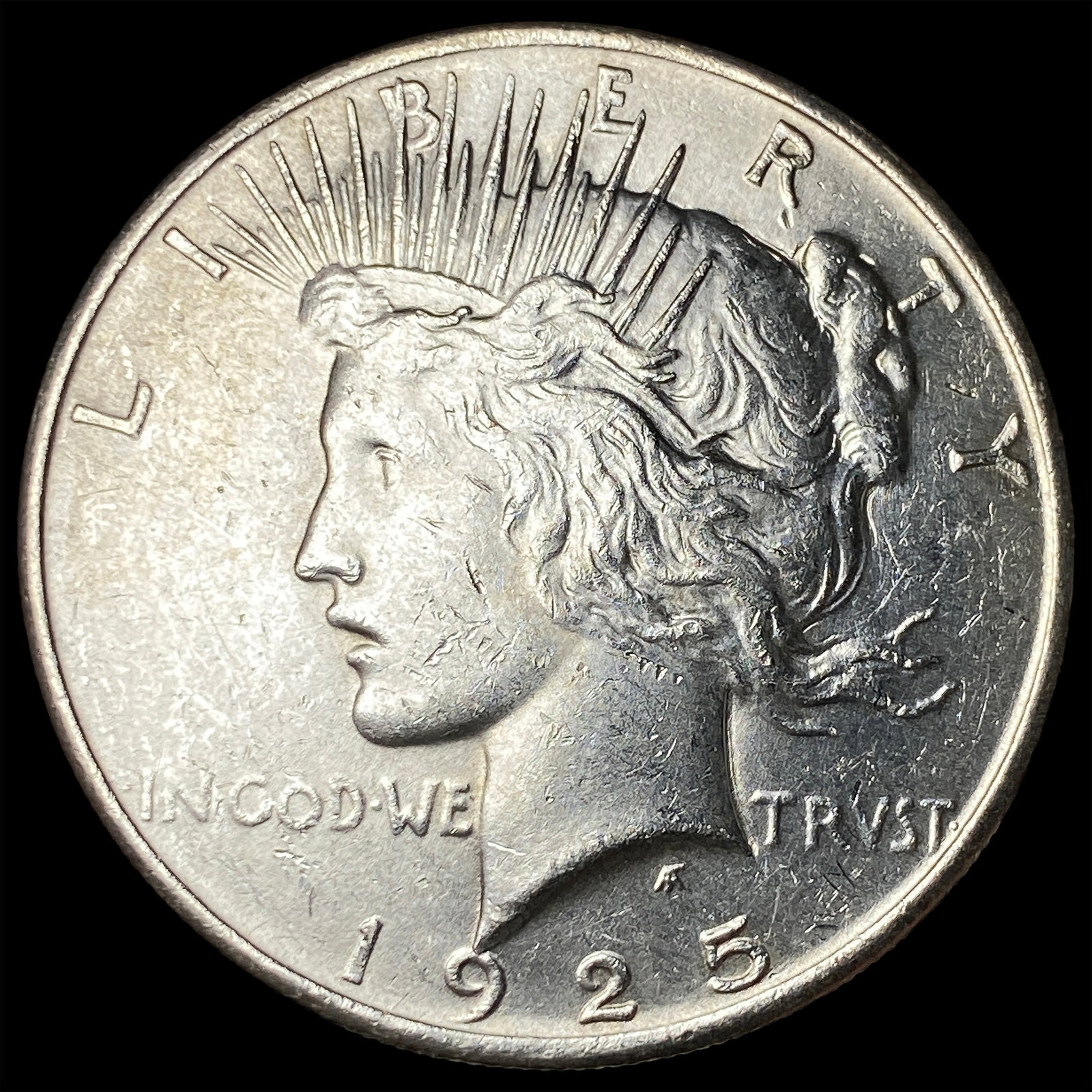 1925 Silver Peace Dollar CLOSELY UNCIRCULATED: 1925 Silver Peace Dollar CLOSELY UNCIRCULATED