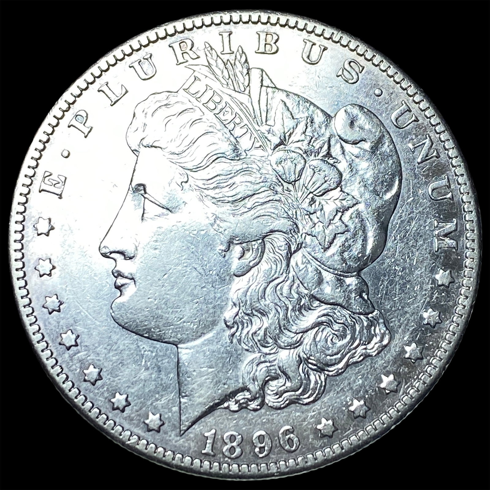 1896-S Silver Morgan Dollar CLOSELY UNCIRCULATED: 1896-S Silver Morgan Dollar CLOSELY UNCIRCULATED
