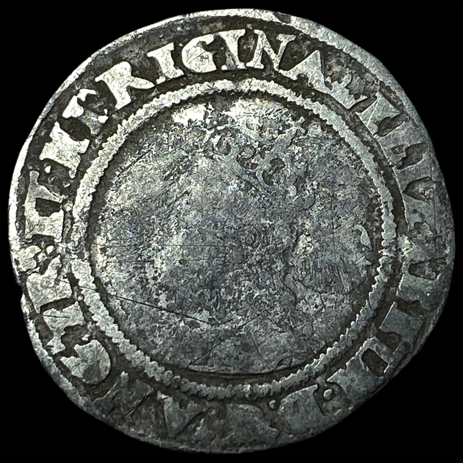 1567 Elizabeth I Silver Sixpence HIGH GRADE (1 of 2)