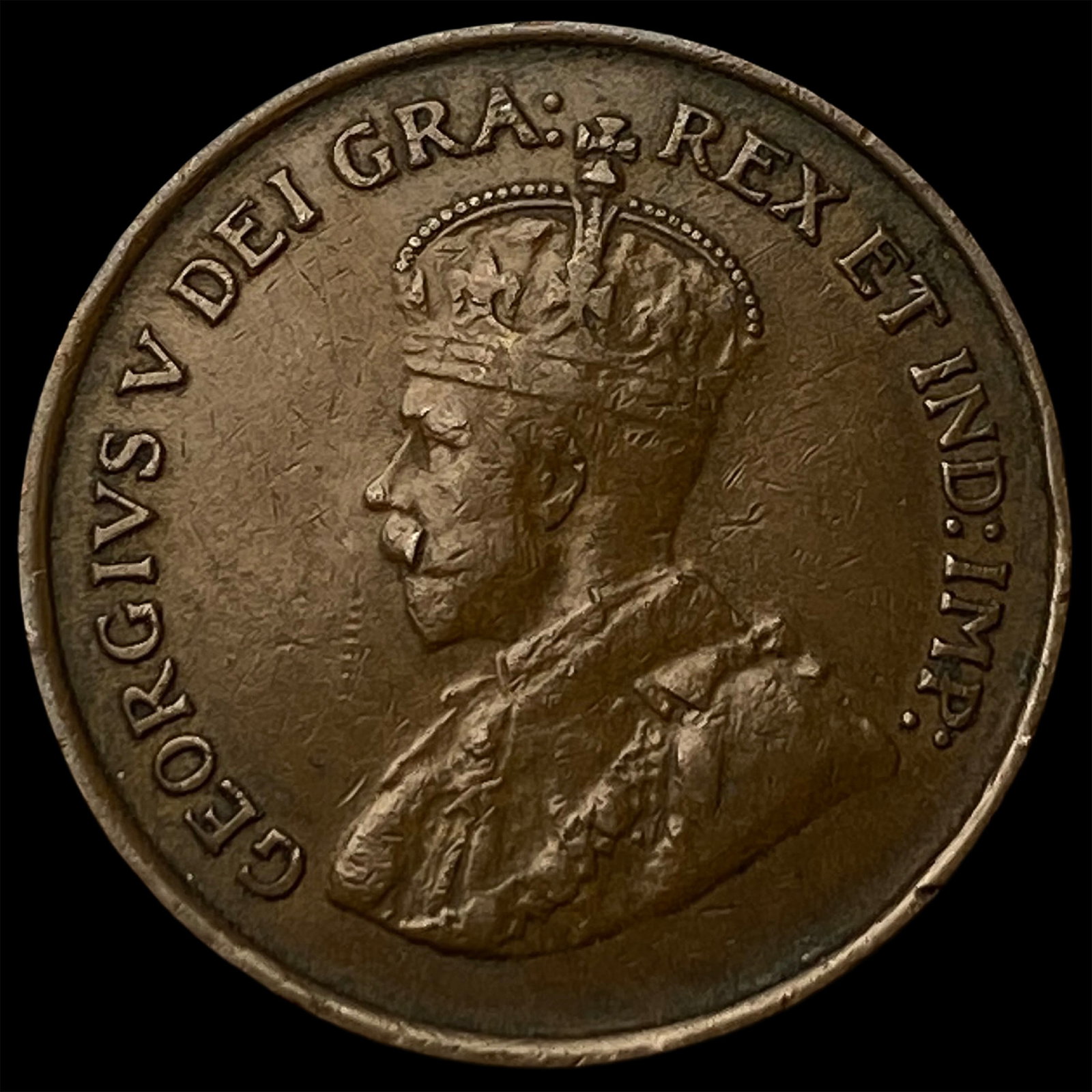 1924 Canada Bronze 1 Cent NEARLY UNCIRCULATED: 1924 Canada Bronze 1 Cent NEARLY UNCIRCULATED