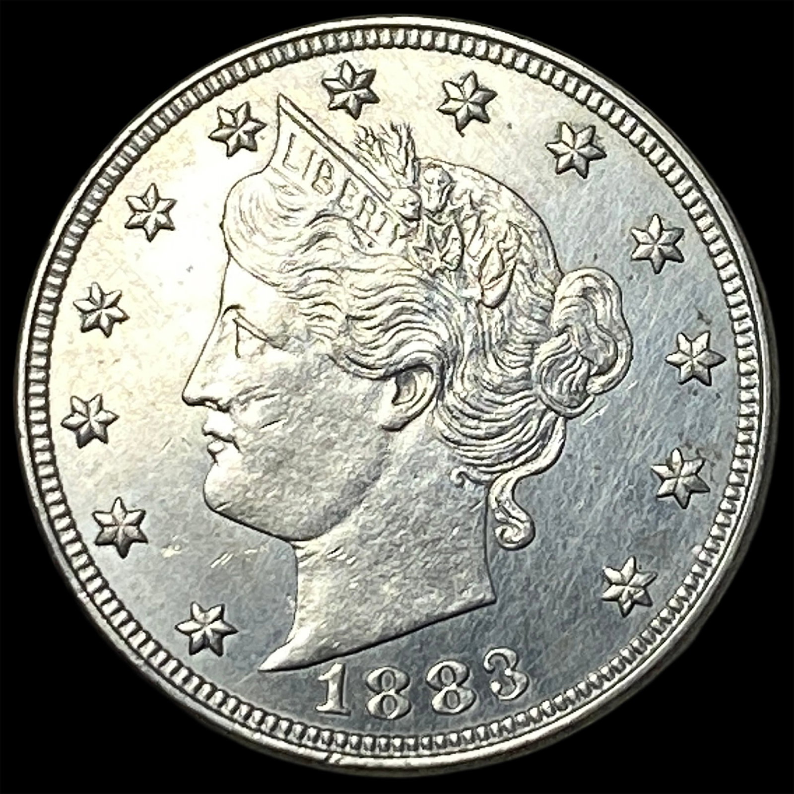 1883 Liberty Head Nickel No Cents UNCIRCULATED: 1883 Liberty Head Nickel No Cents UNCIRCULATED