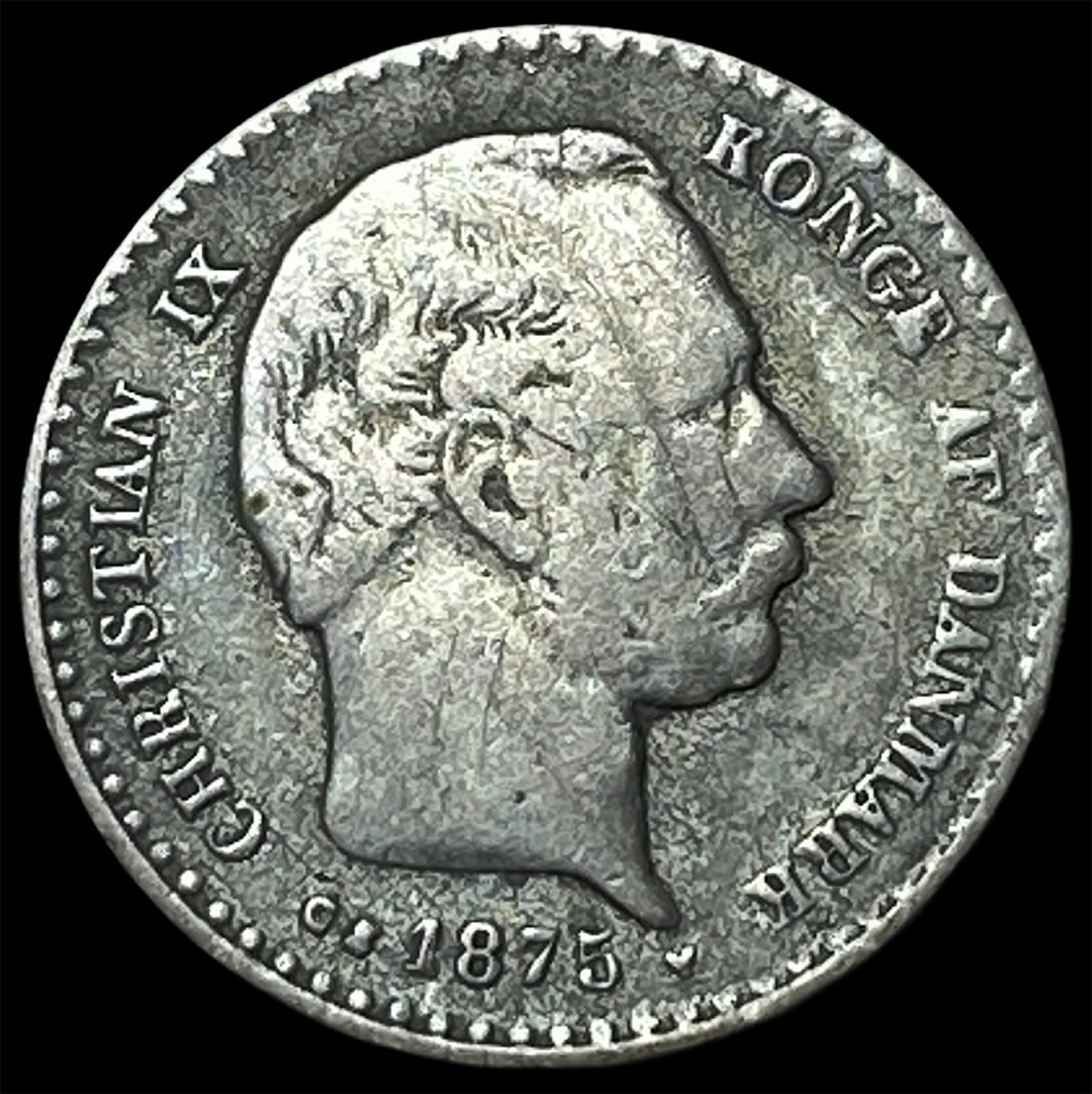 1875 Demark Silver 10 Ore (1 of 2)