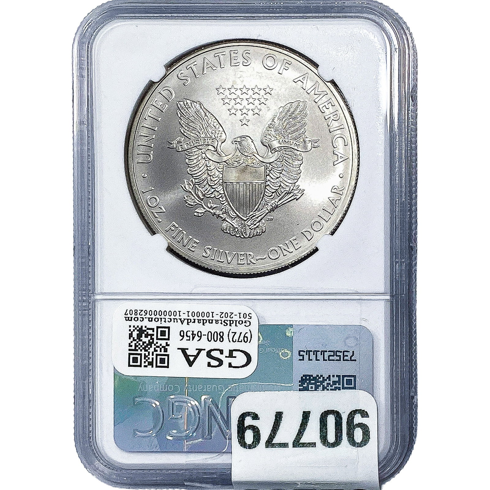 2008 Silver Eagle NGC MS69 - 2