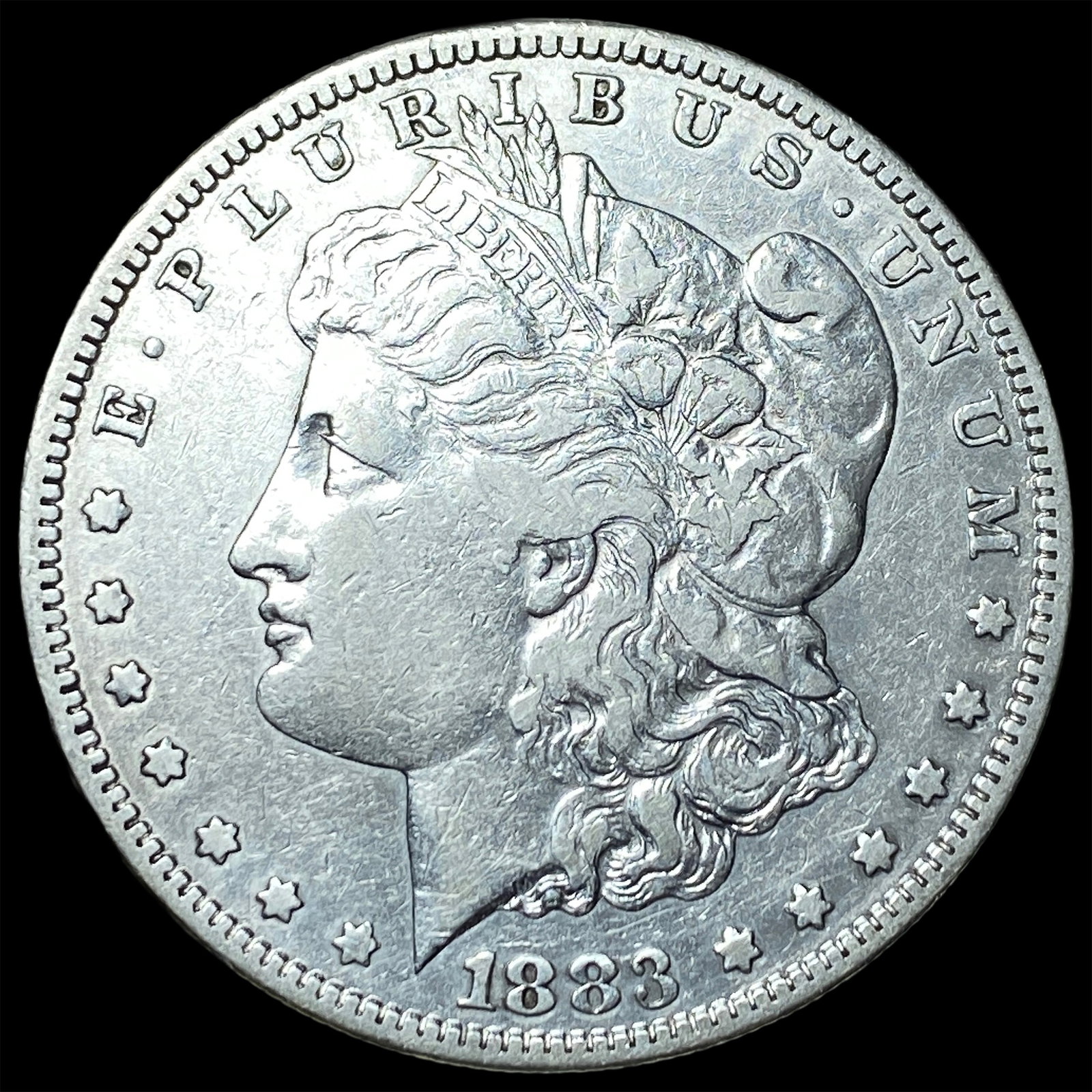 1883-S Silver Morgan Dollar LIGHTLY CIRCULATED: 1883-S Silver Morgan Dollar LIGHTLY CIRCULATED
