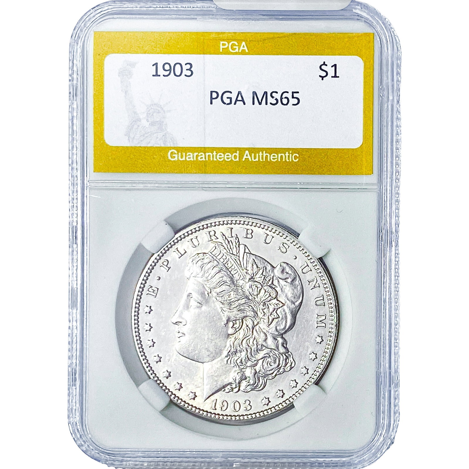 1903 Morgan Silver Dollar PGA MS65: 1903 Morgan Silver Dollar PGA MS65