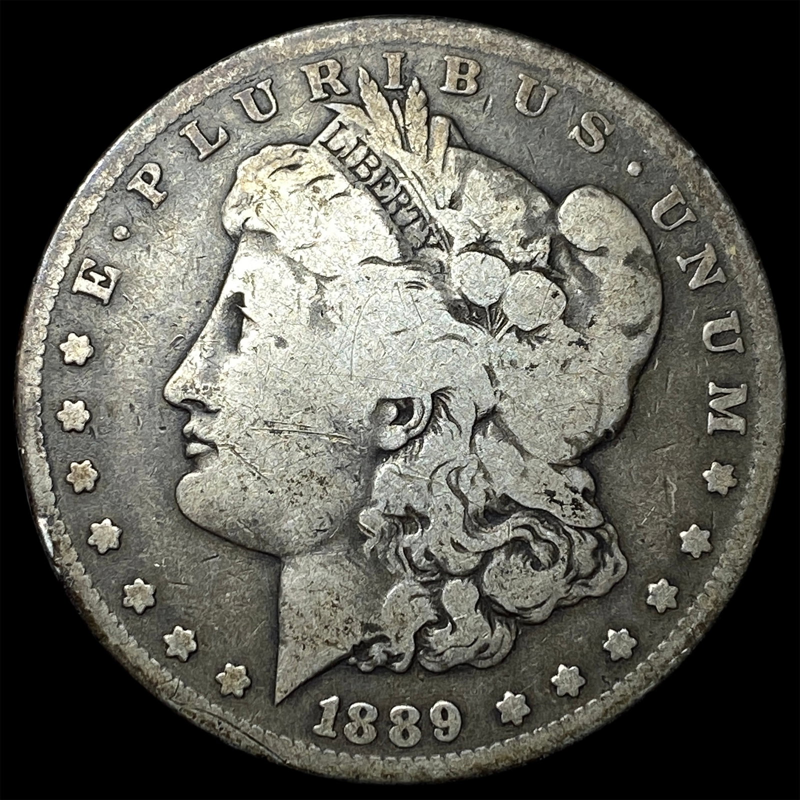 1889-CC Silver Morgan Dollar NICELY CIRCULATED: 1889-CC Silver Morgan Dollar NICELY CIRCULATED