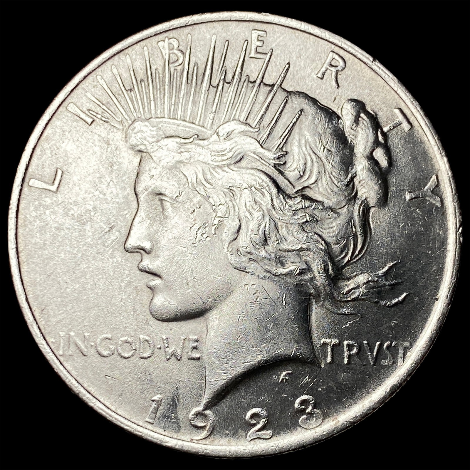 1923 Silver Peace Dollar UNCIRCULATED: 1923 Silver Peace Dollar UNCIRCULATED