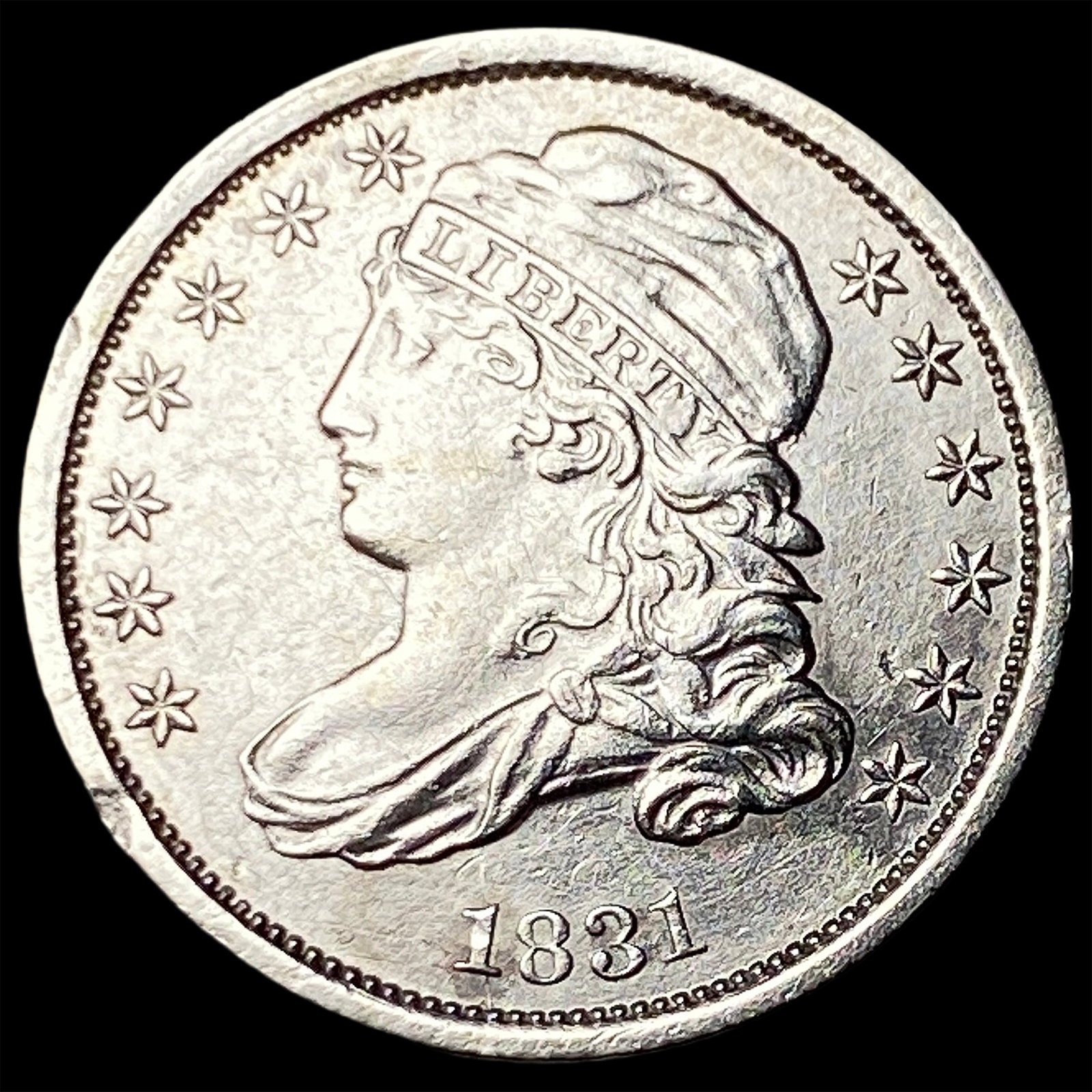 1831 Capped Bust Dime CLOSELY UNCIRCULATED: 1831 Capped Bust Dime CLOSELY UNCIRCULATED