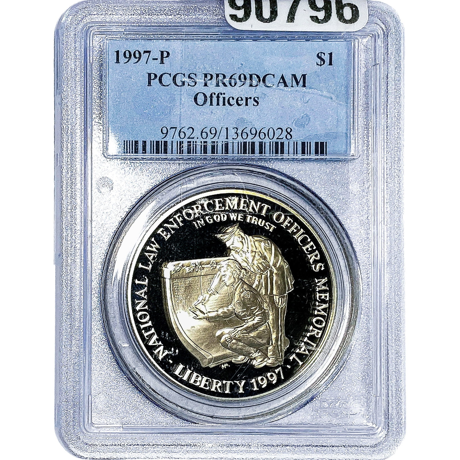 1997 $1 Officers PCGS PR69 DCAM: 1997 $1 Officers PCGS PR69 DCAM