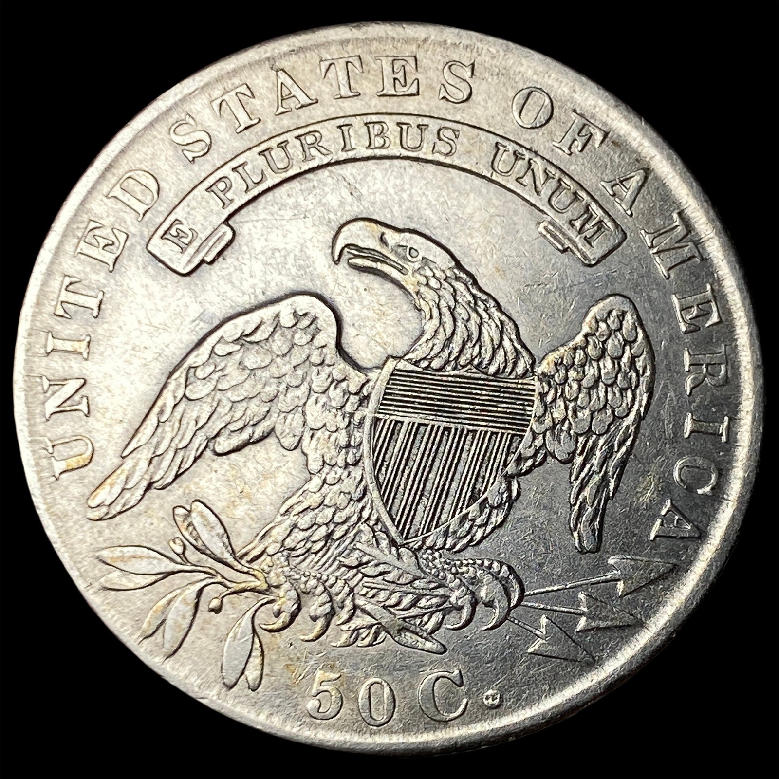 1835 Capped Bust Half Dollar CLOSELY UNCIRCULATED - 2