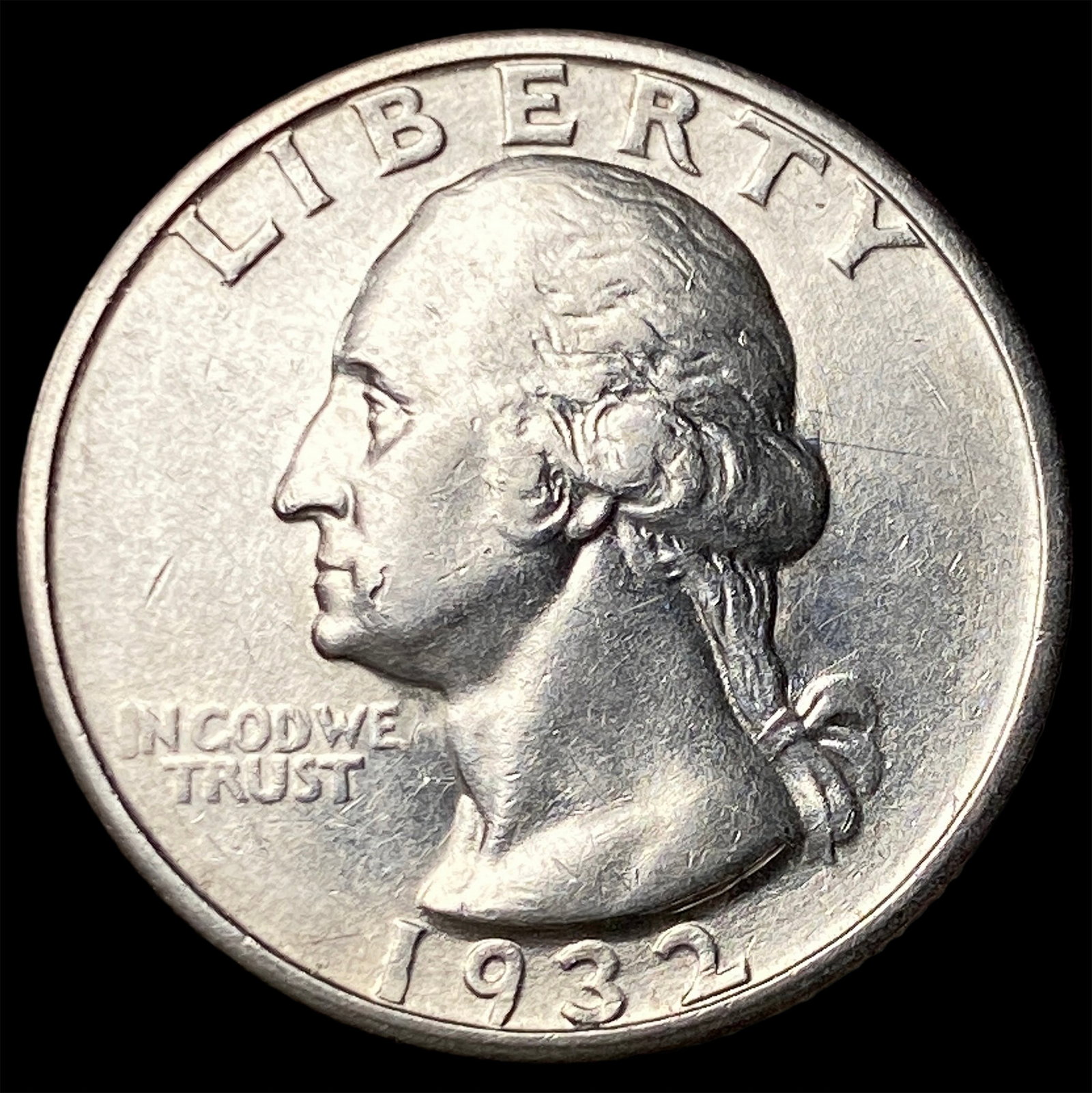 1932-S Silver Washington Quarter CHOICE AU: 1932-S Silver Washington Quarter CHOICE AU