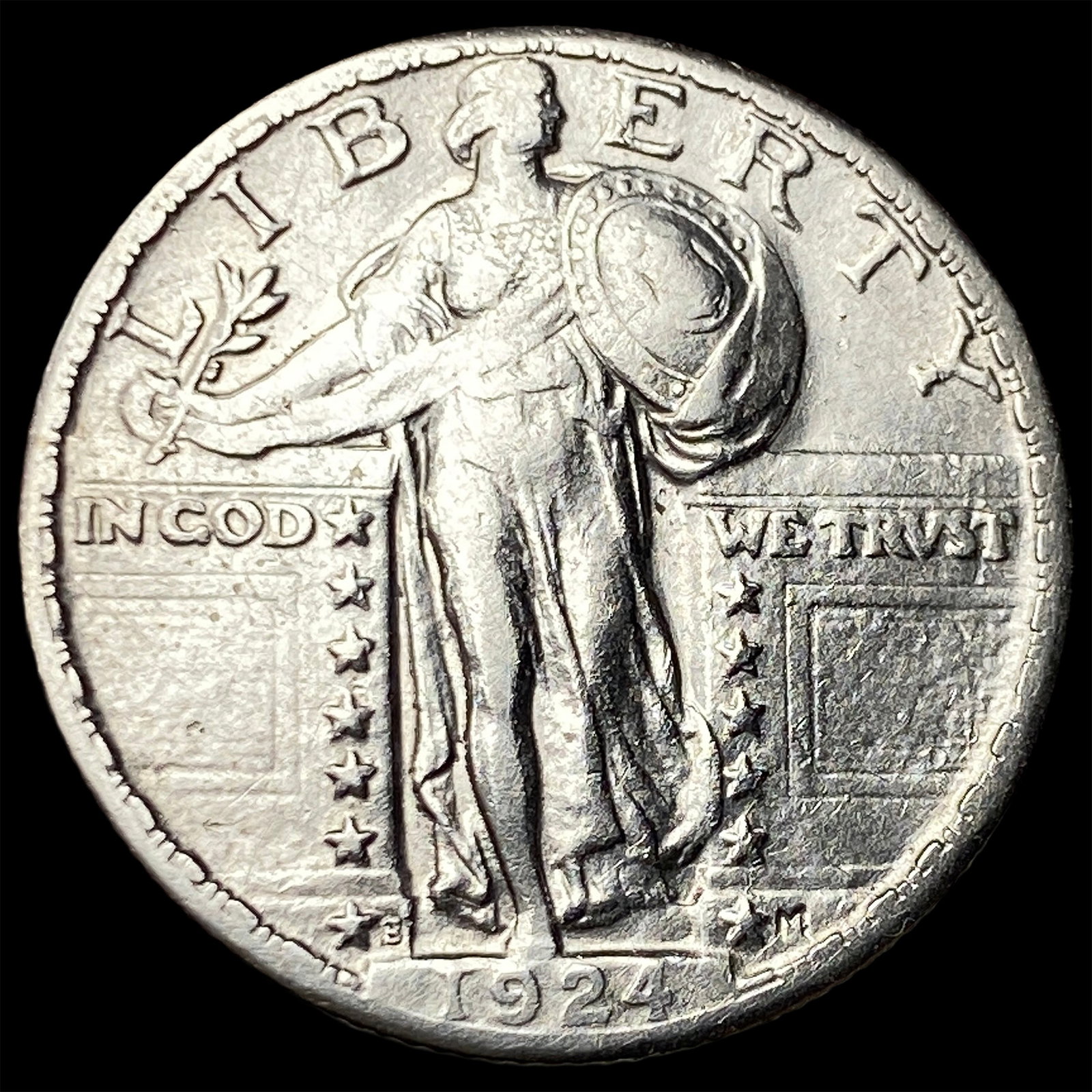 1924-S Standing Liberty Quarter CLOSE UNC (1 of 2)