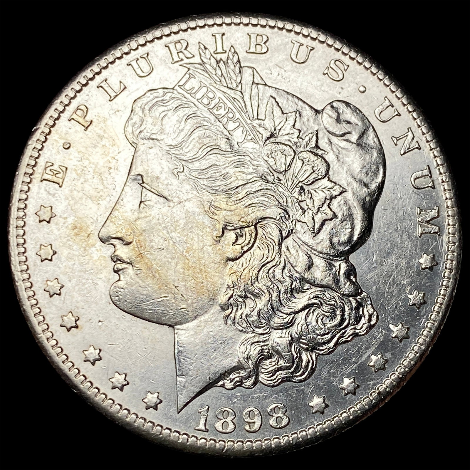1898-S Silver Morgan Dollar CLOSELY UNCIRCULATED: 1898-S Silver Morgan Dollar CLOSELY UNCIRCULATED