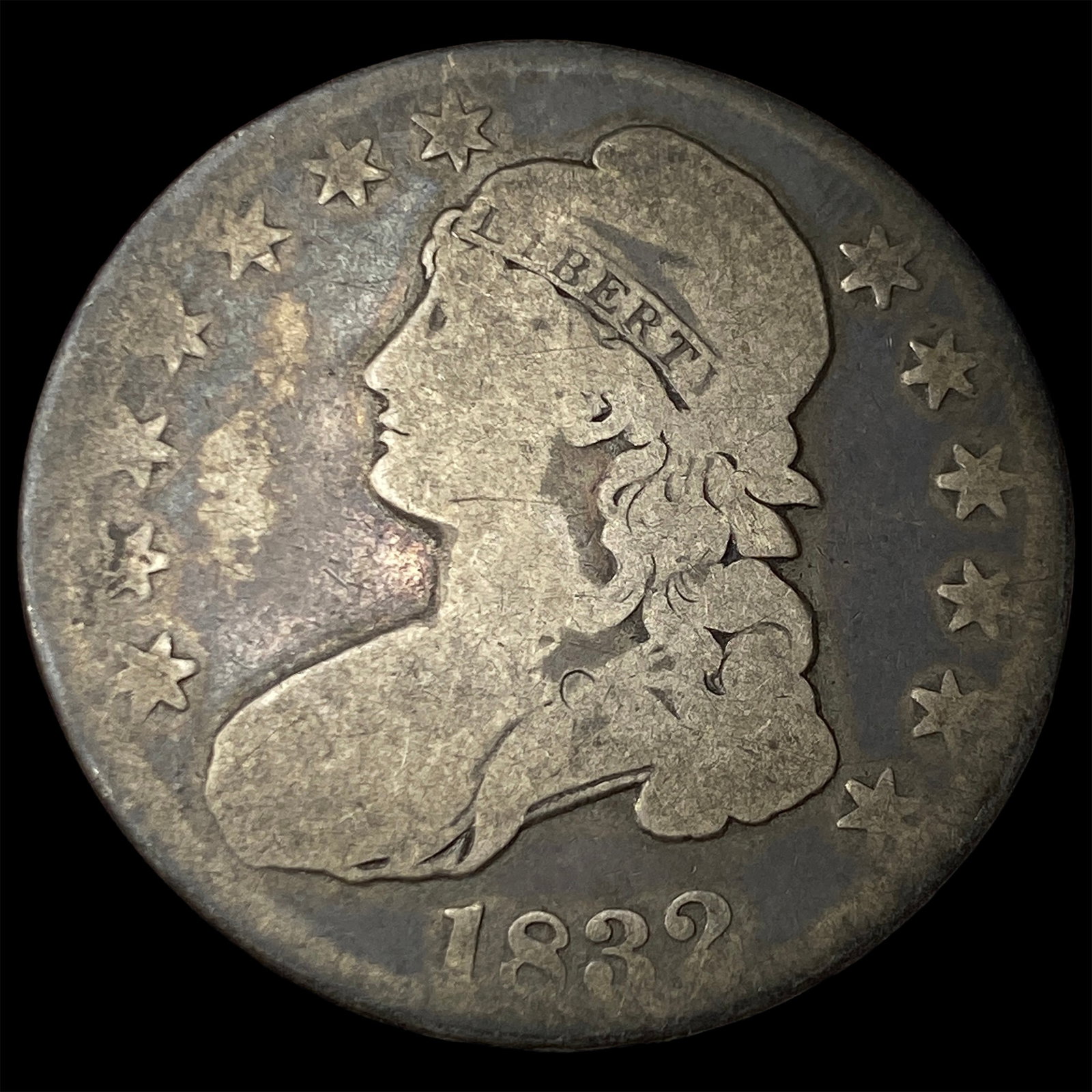 1832 Capped Bust Half Dollar NICELY CIRCULATED: 1832 Capped Bust Half Dollar NICELY CIRCULATED