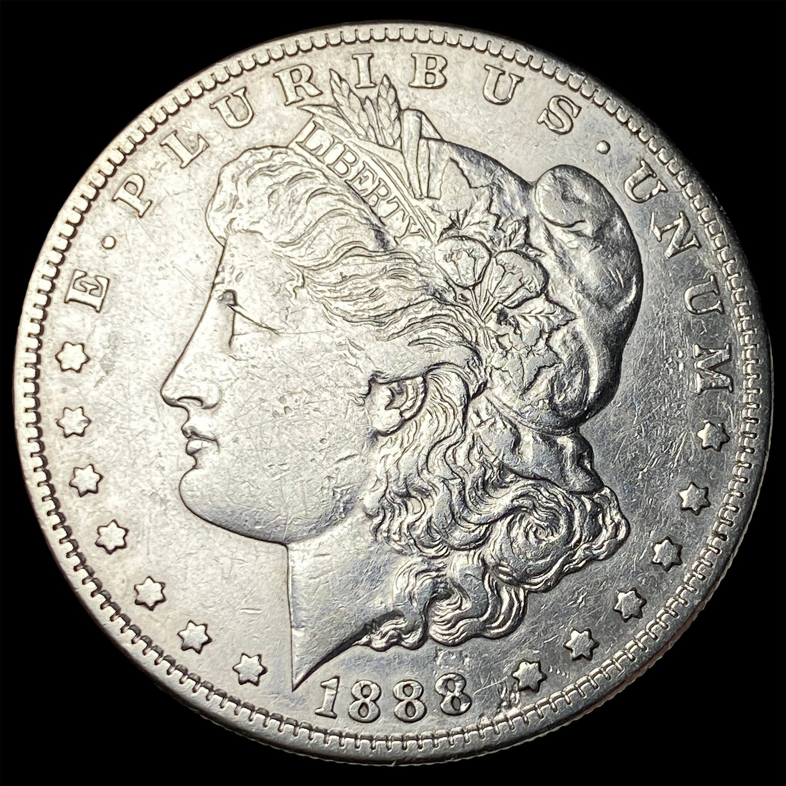 1888-S Silver Morgan Dollar NEARLY UNCIRCULATED: 1888-S Silver Morgan Dollar NEARLY UNCIRCULATED