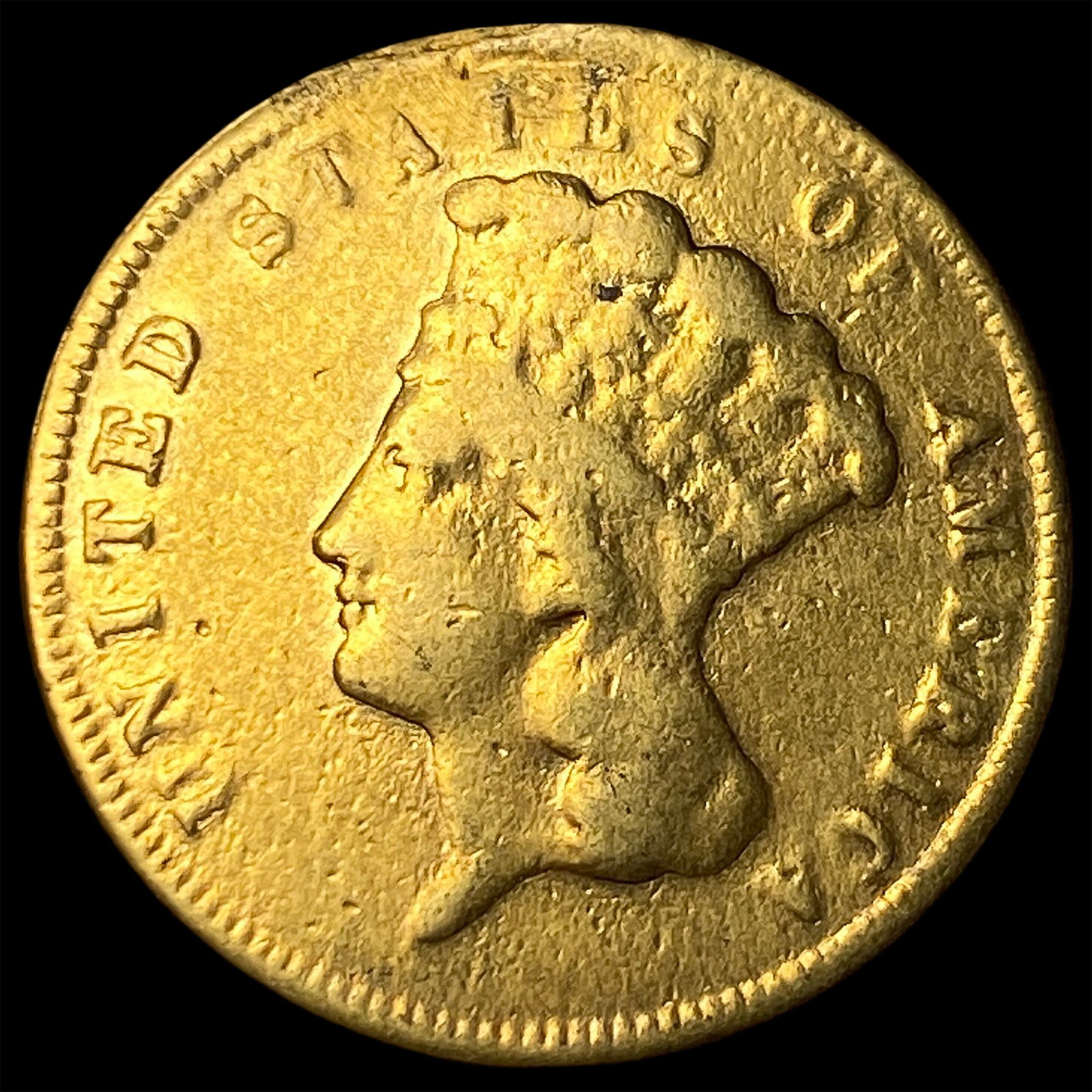 1878 $3 Gold Indian Princess Head HIGH GRADE: 1878 $3 Gold Indian Princess Head HIGH GRADE