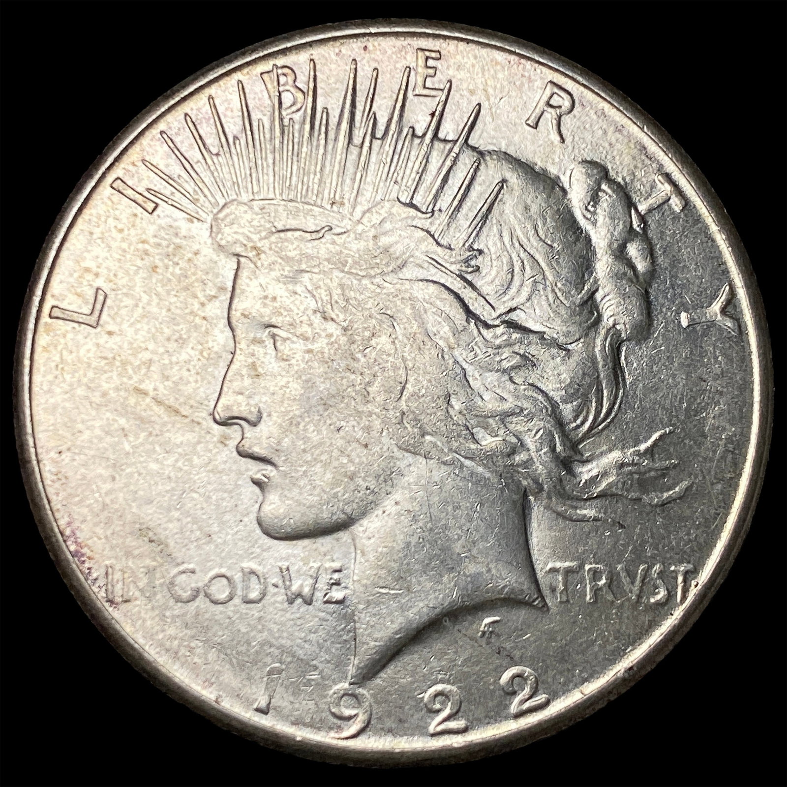 1922 Silver Peace Dollar CHOICE AU: 1922 Silver Peace Dollar CHOICE AU