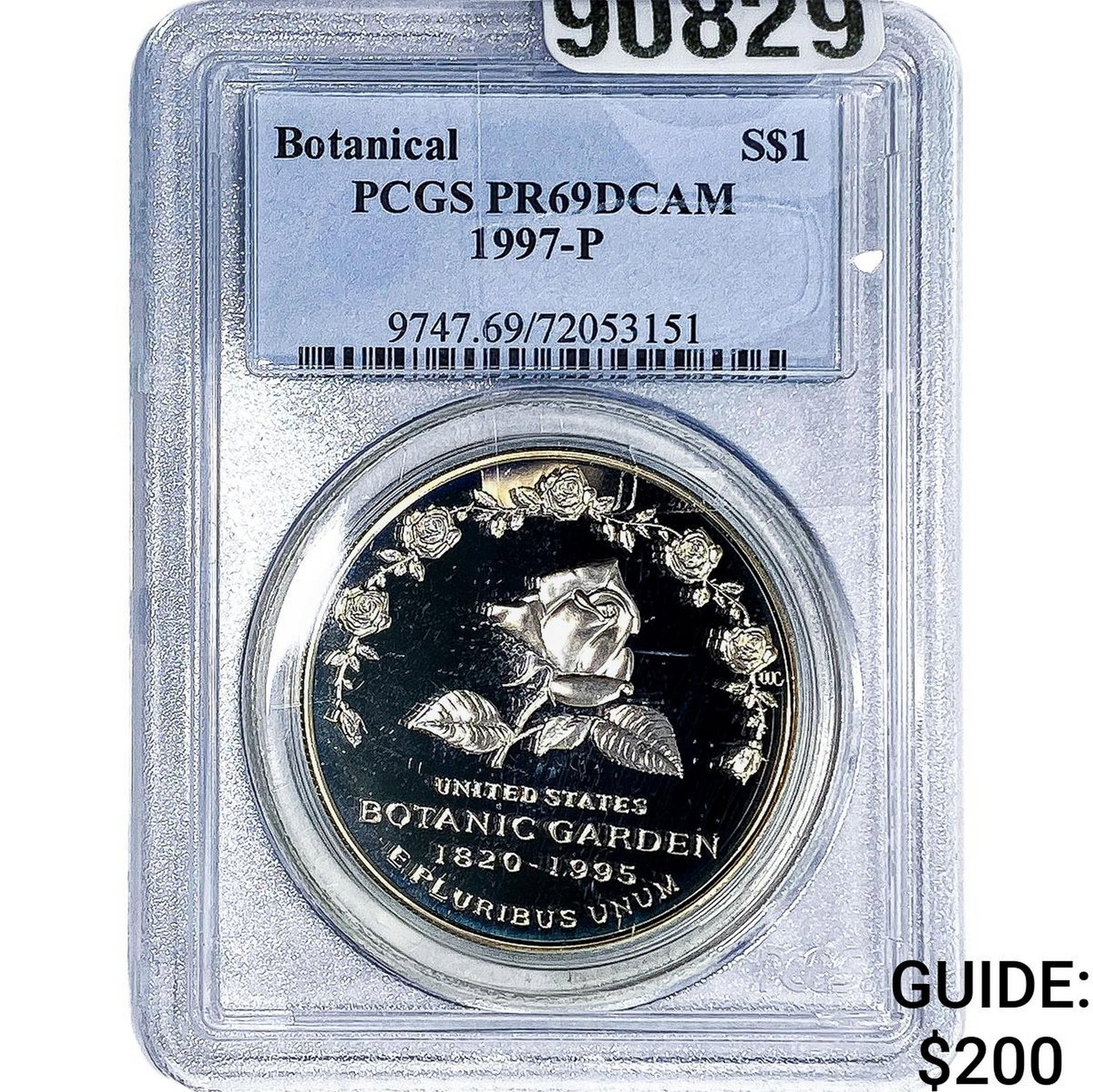 1997 Sliver $1 Botanical PCGS PR69 DCAM (1 of 2)