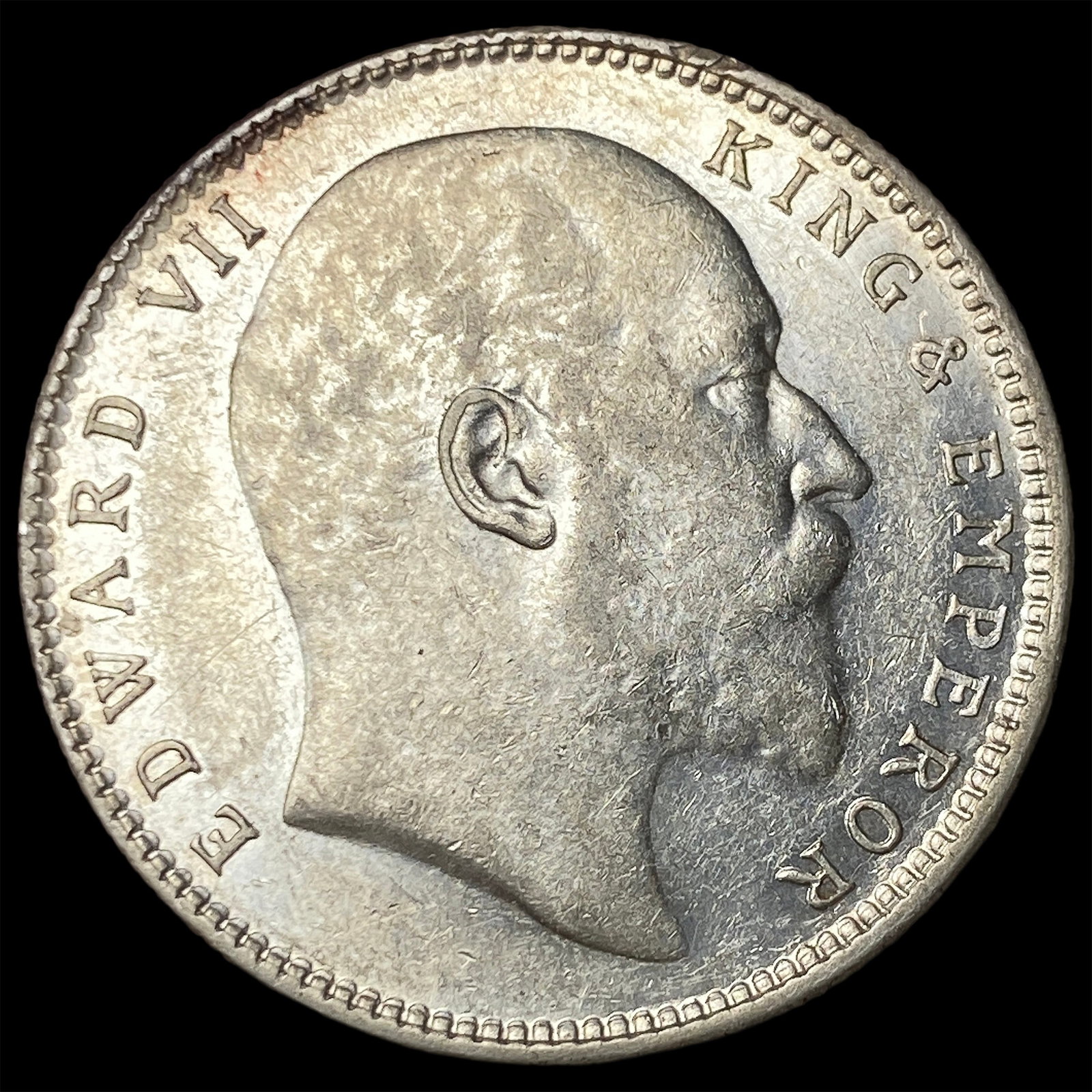 1905 India Silver One Rupee UNCIRCULATED (1 of 2)
