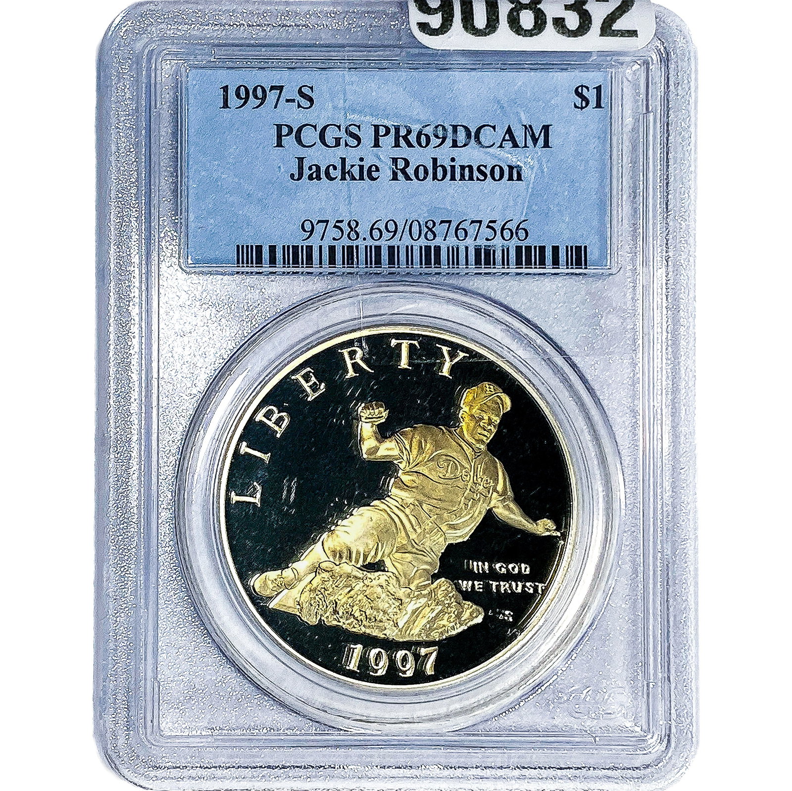 1997-S $1 Jackie Robinson PCGS PR69 DCAM (1 of 2)