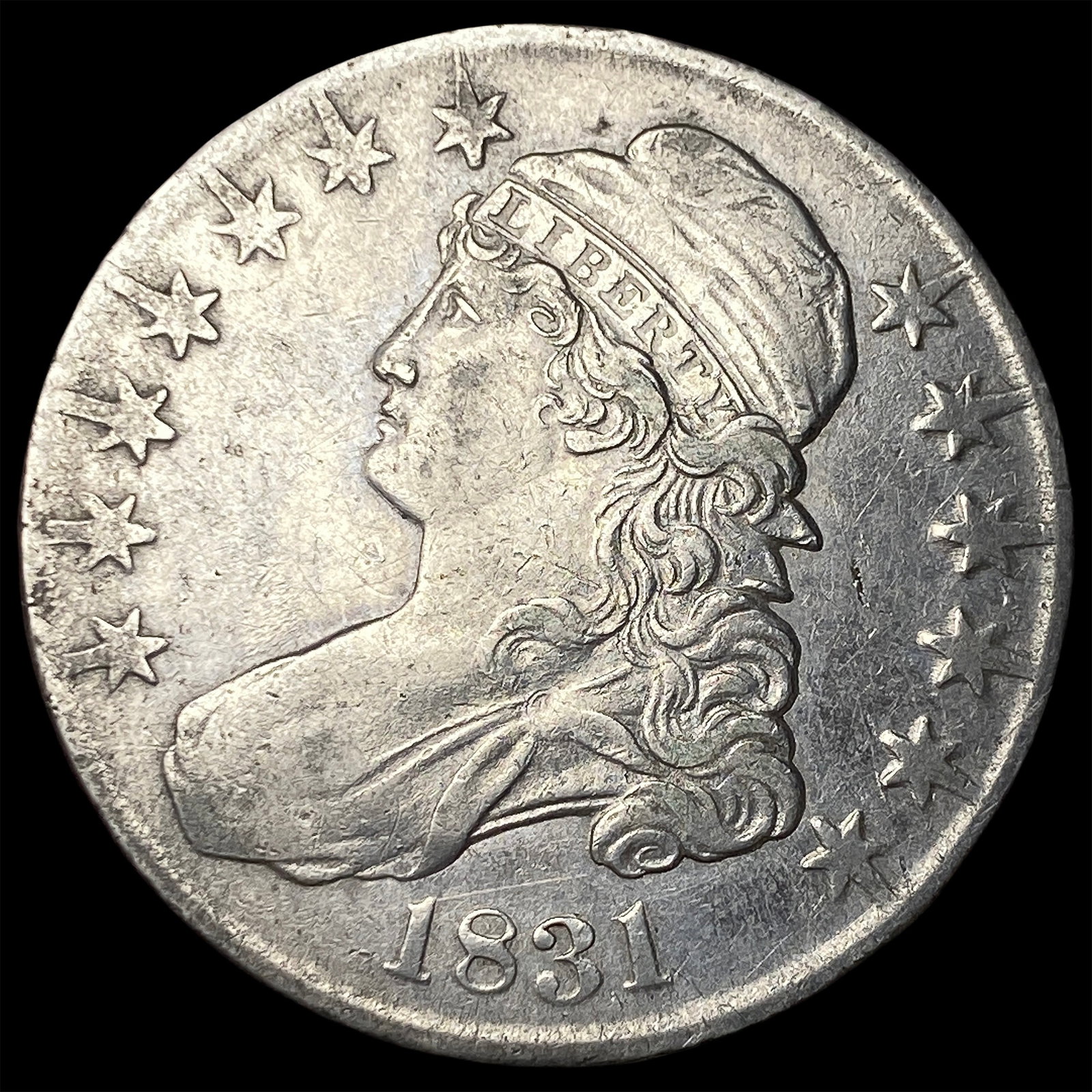 1831 Capped Bust Half Dollar CLOSELY UNCIRCULATED (1 of 2)