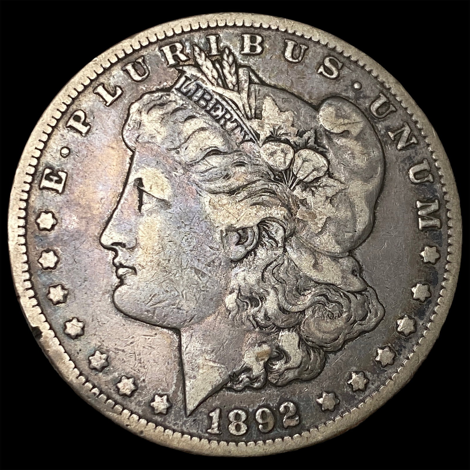 1892-CC Silver Morgan Dollar LIGHTLY CIRCULATED (1 of 2)