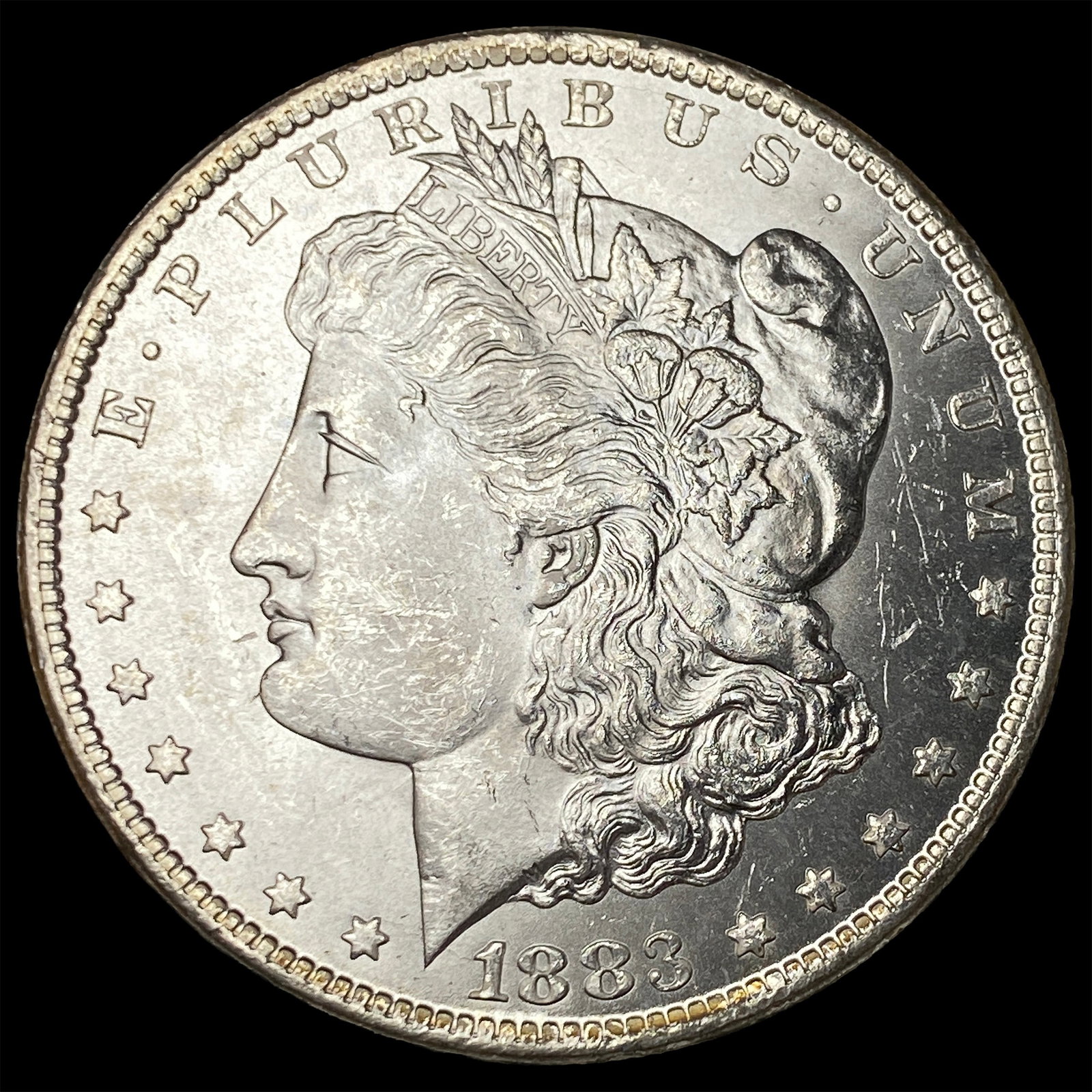 1883-CC Silver Morgan Dollar CHOICE BU: 1883-CC Silver Morgan Dollar CHOICE BU