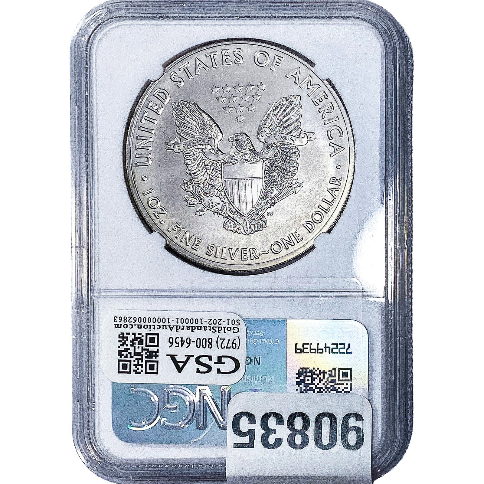 2020 Silver Eagle NGC MS69 - 2