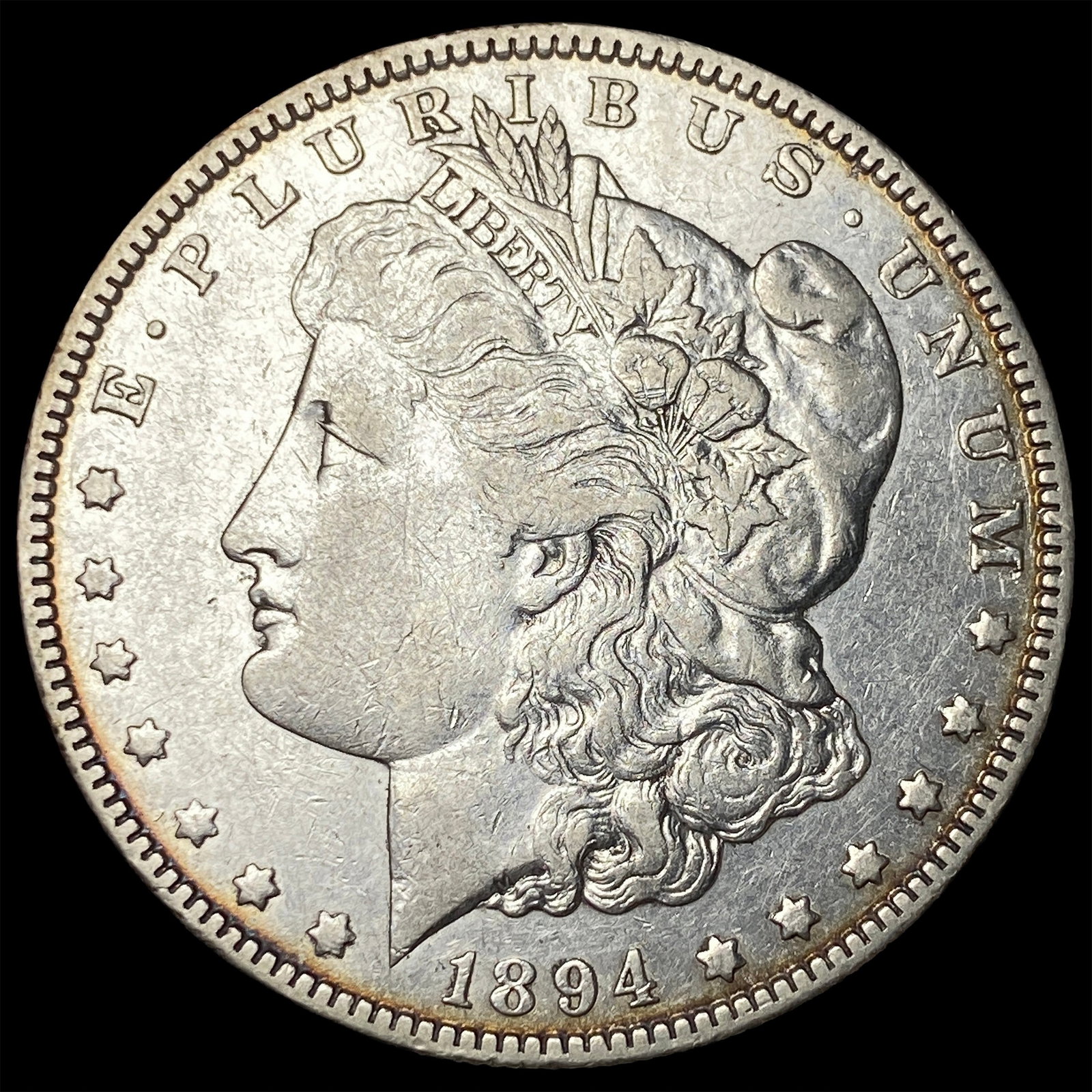 1894-O Silver Morgan Dollar NEARLY UNCIRCULATED: 1894-O Silver Morgan Dollar NEARLY UNCIRCULATED