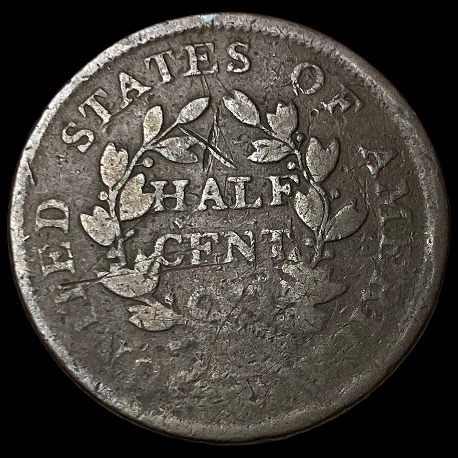 1804 Draped Bust Half Cent NICELY CIRCULATED - 2